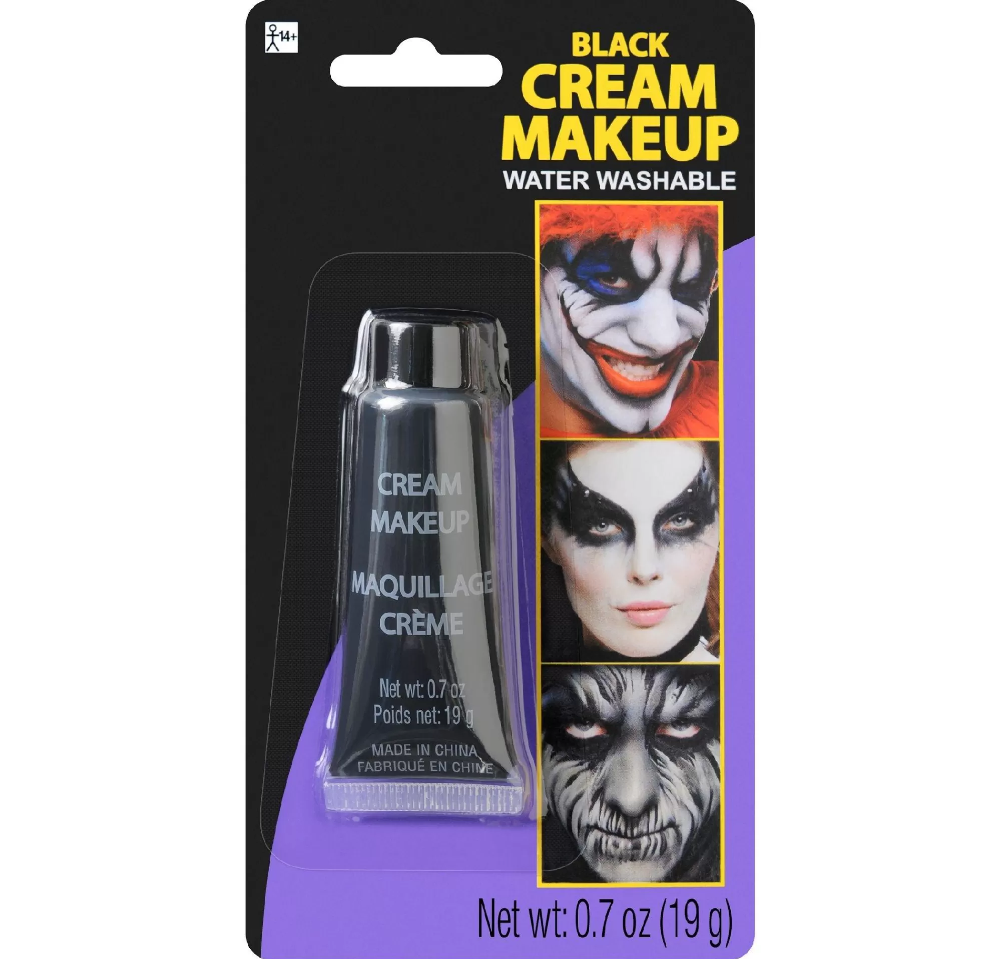 Party City Makeup-Black Cream Makeup 0.7Oz