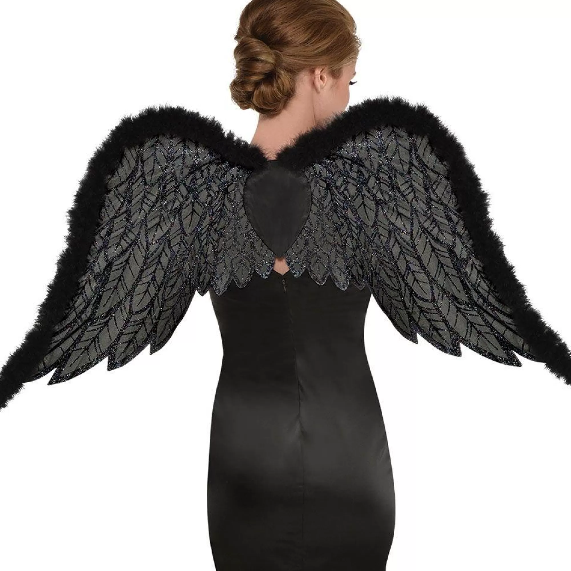 Party City Wings-Black Feather Fallen Angel Wings