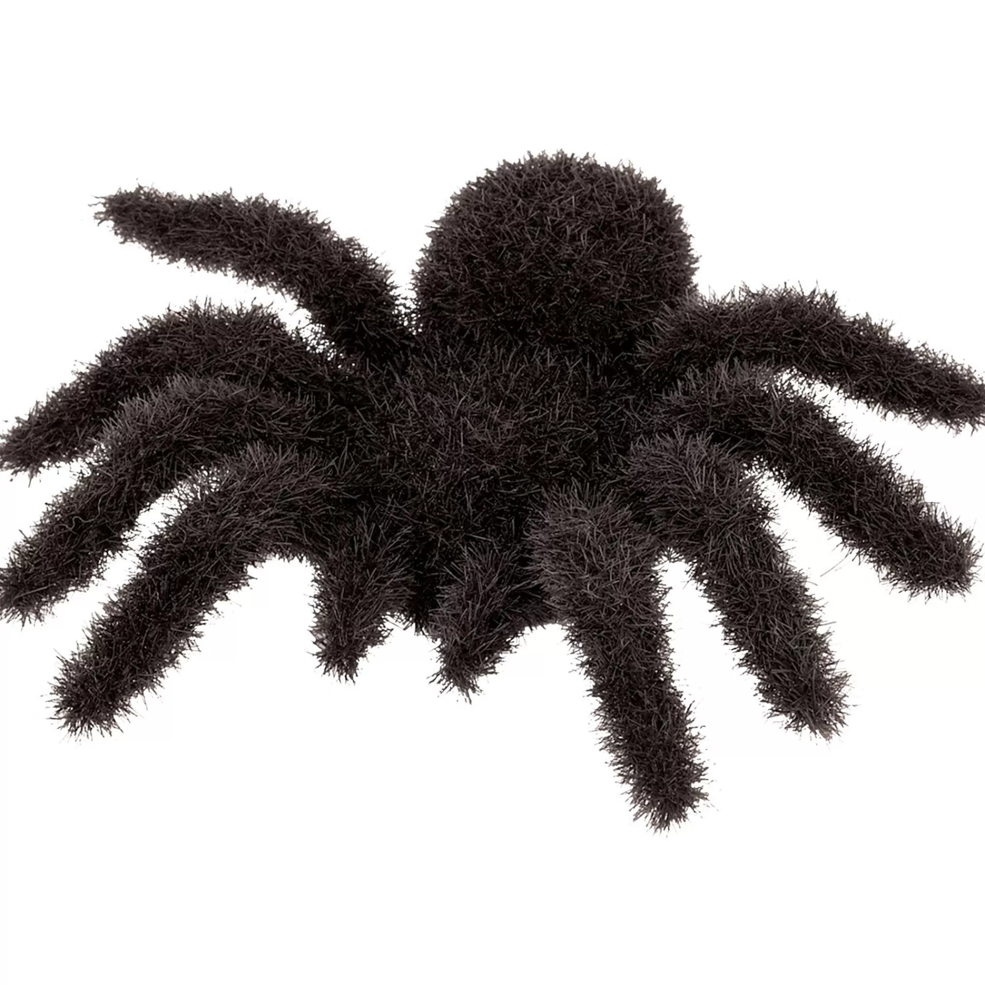 Party City Spiders & Webbing | Black Fuzzy Spiders 6Ct