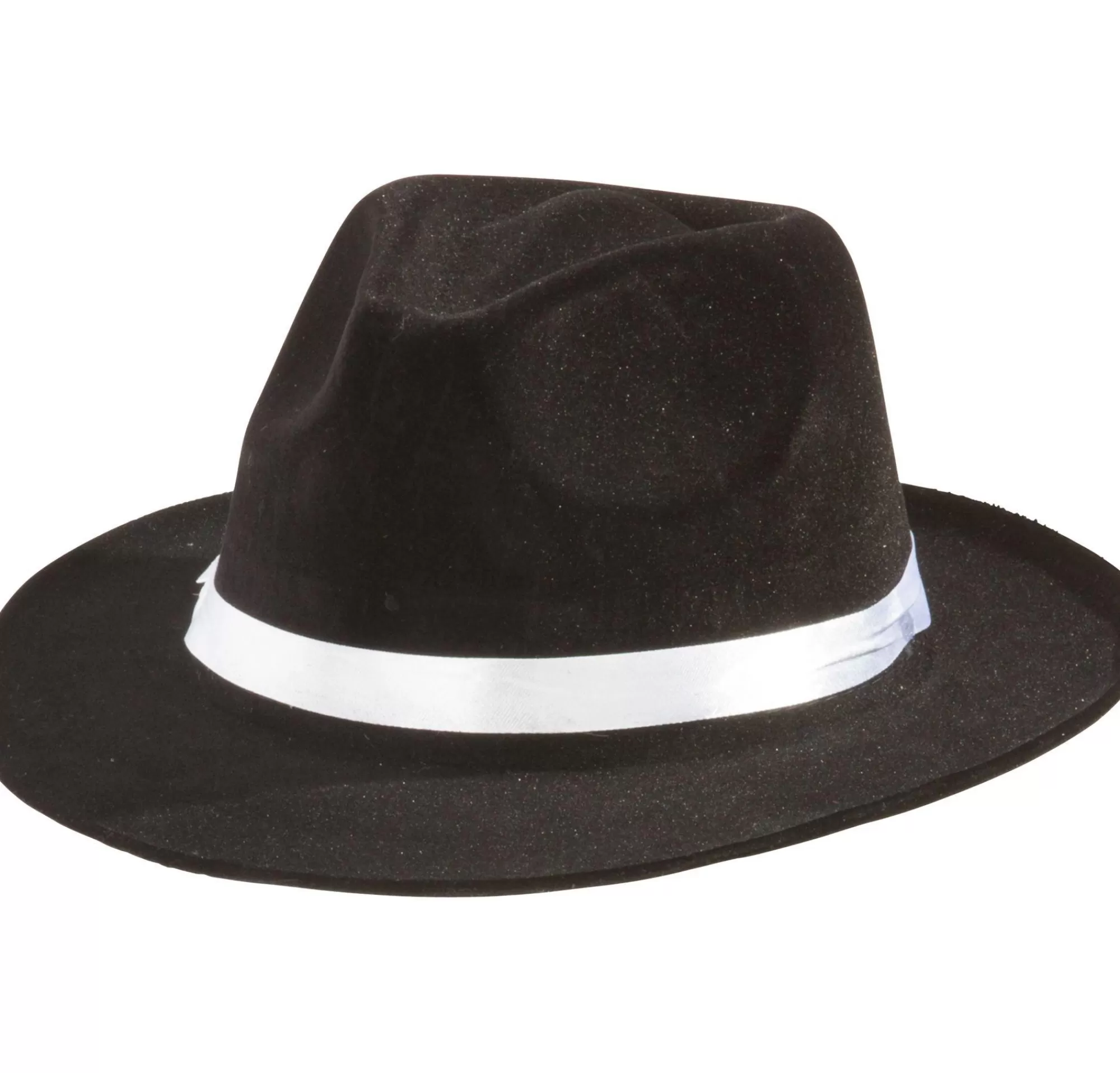 Party City Hats-Black Gangster Hat