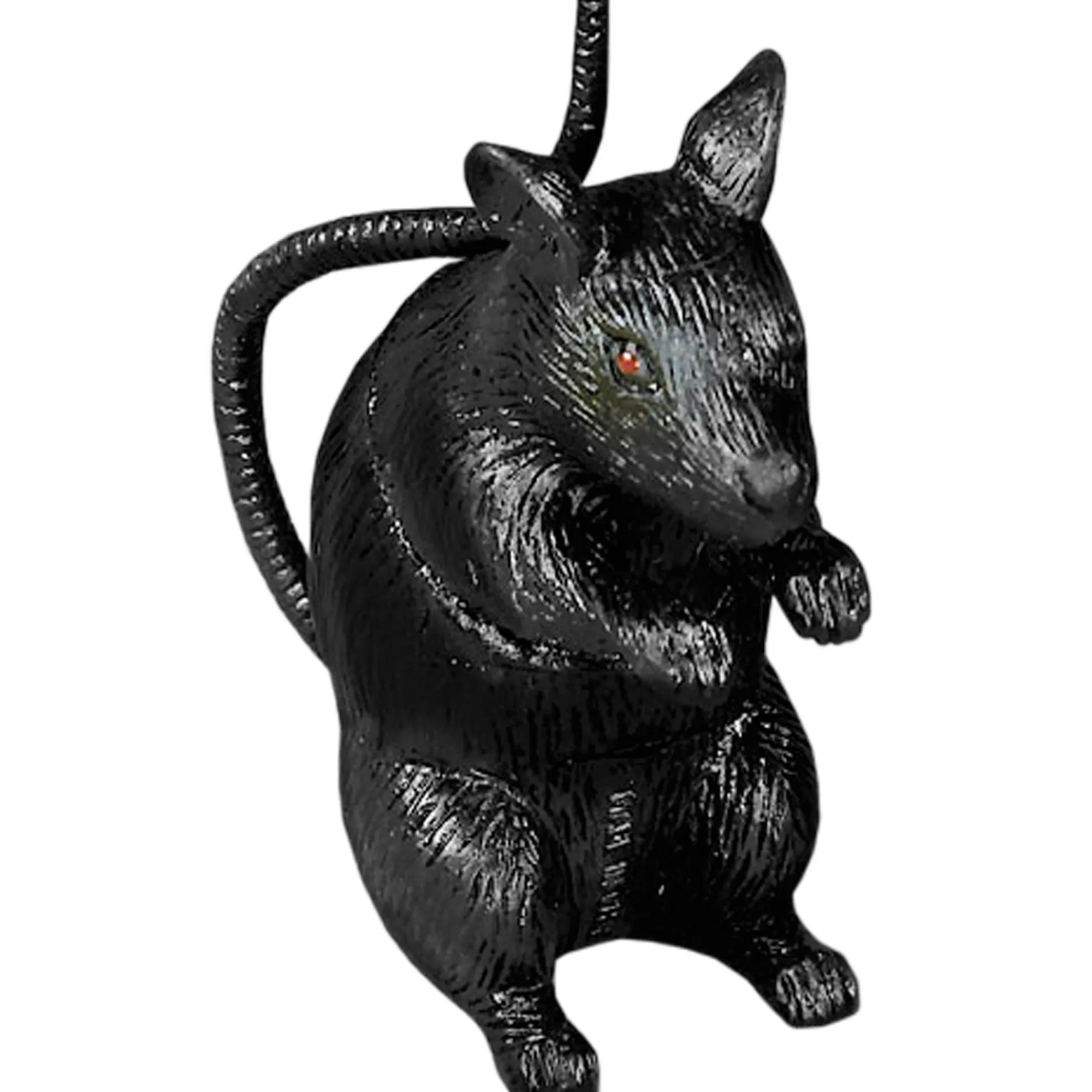 Party City Creatures | Black Rubber Rat