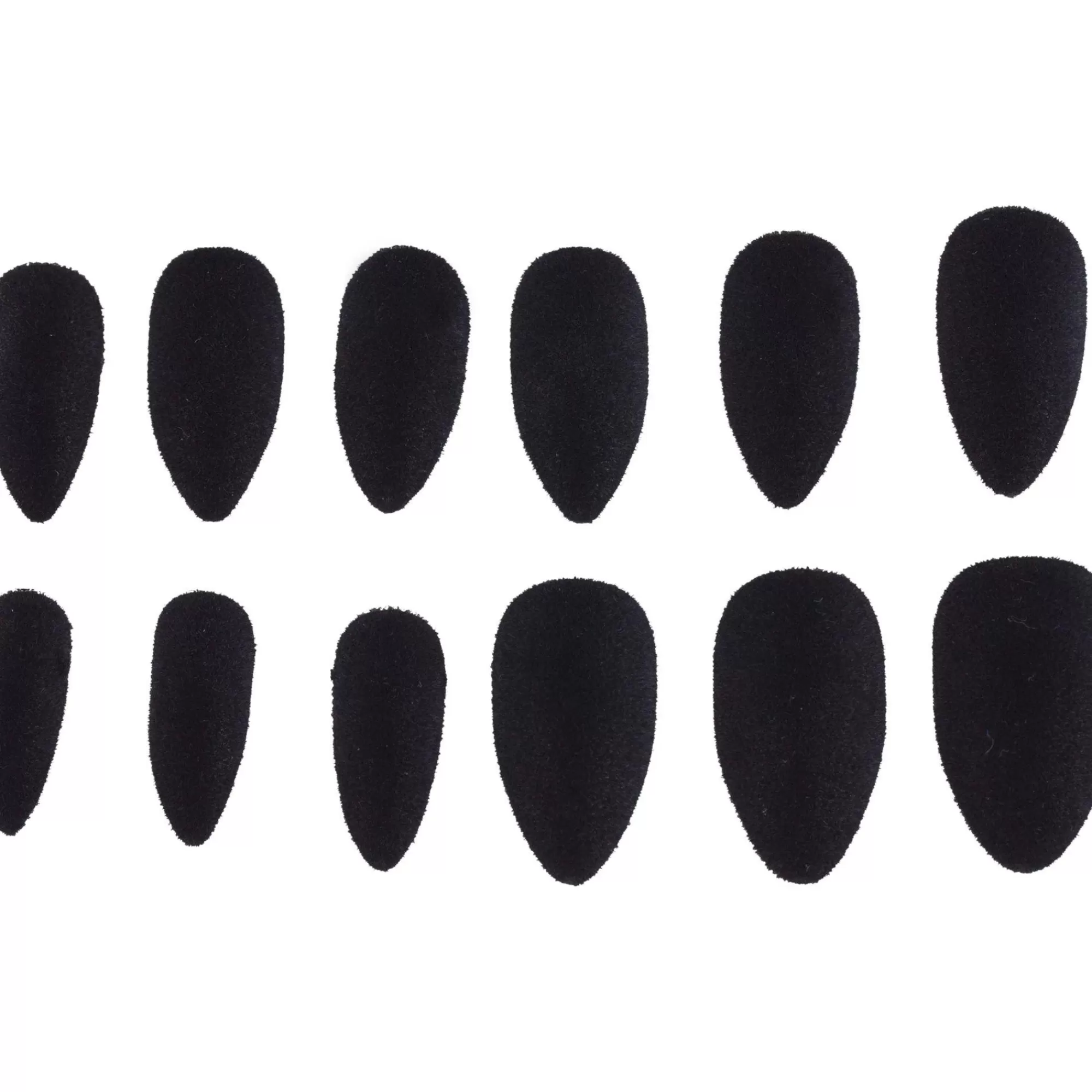 Party City Makeup-Black Velvet Nails, 12Ct