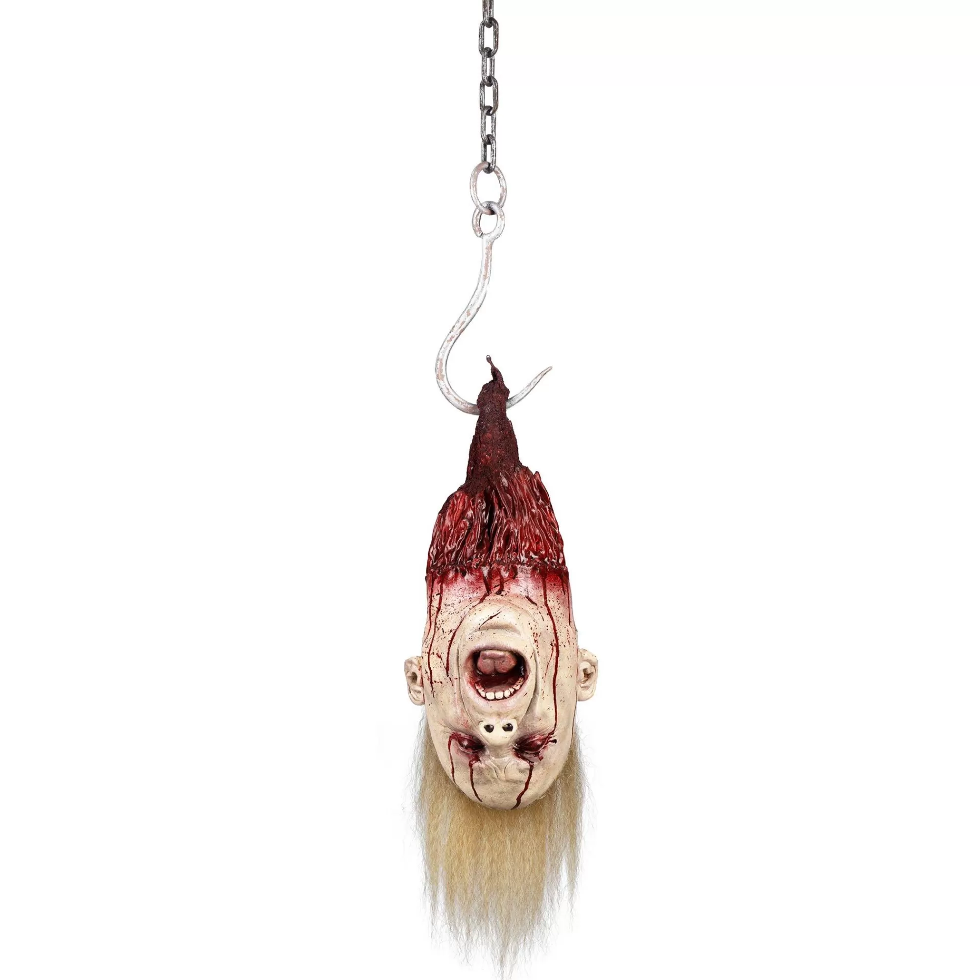 Party City Get Axed | Blonde Severed Head Latex & Vinyl Hanging Decoration, 7.75In X 23.25In