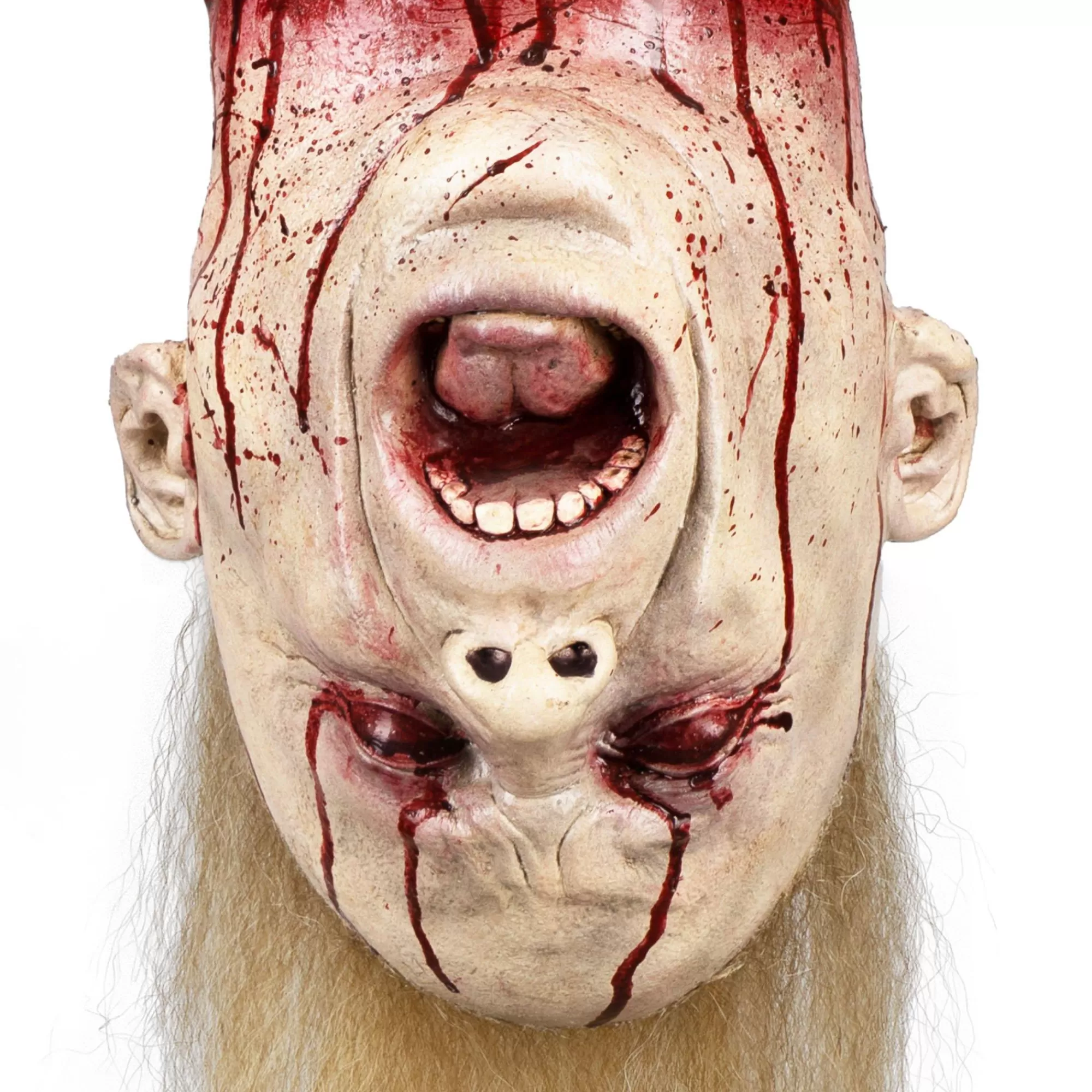 Party City Get Axed | Blonde Severed Head Latex & Vinyl Hanging Decoration, 7.75In X 23.25In