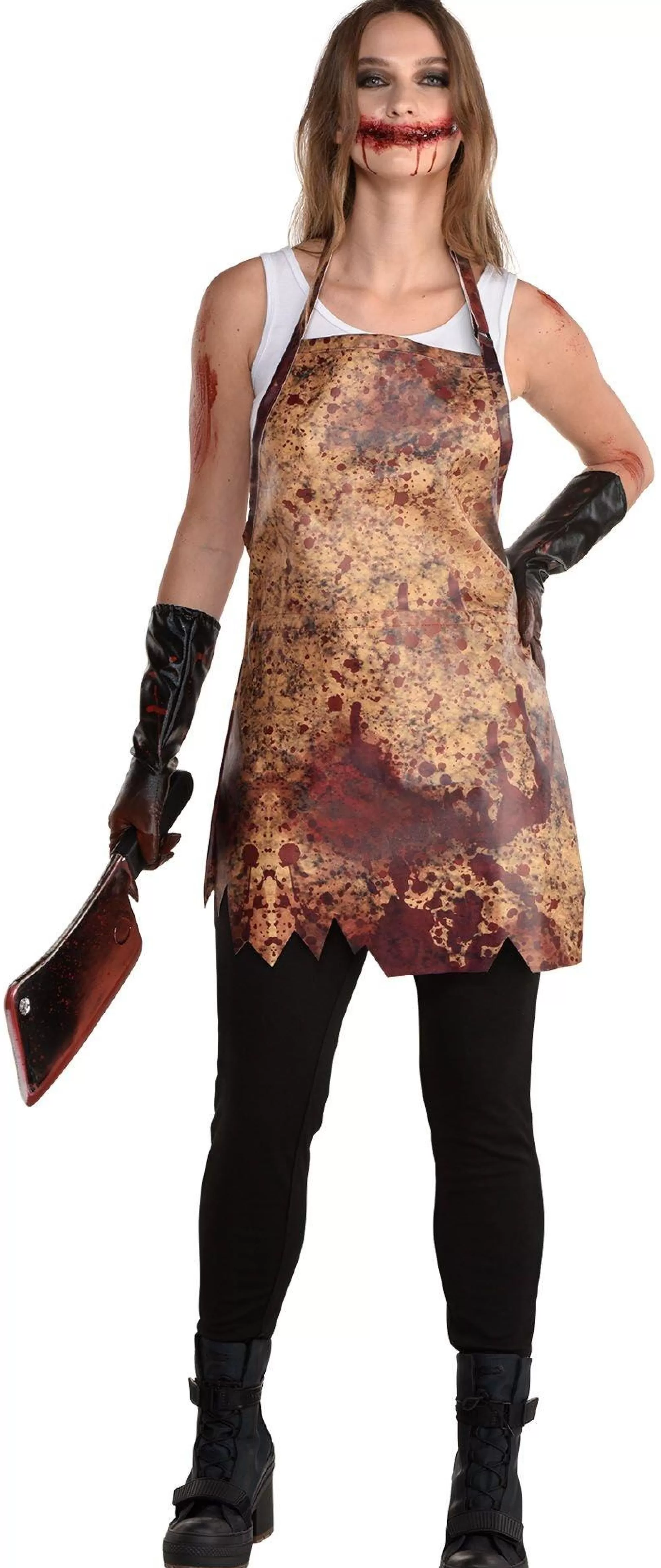 Party City Weapons-Bloody Butcher Costume Accessory Kit For Adults