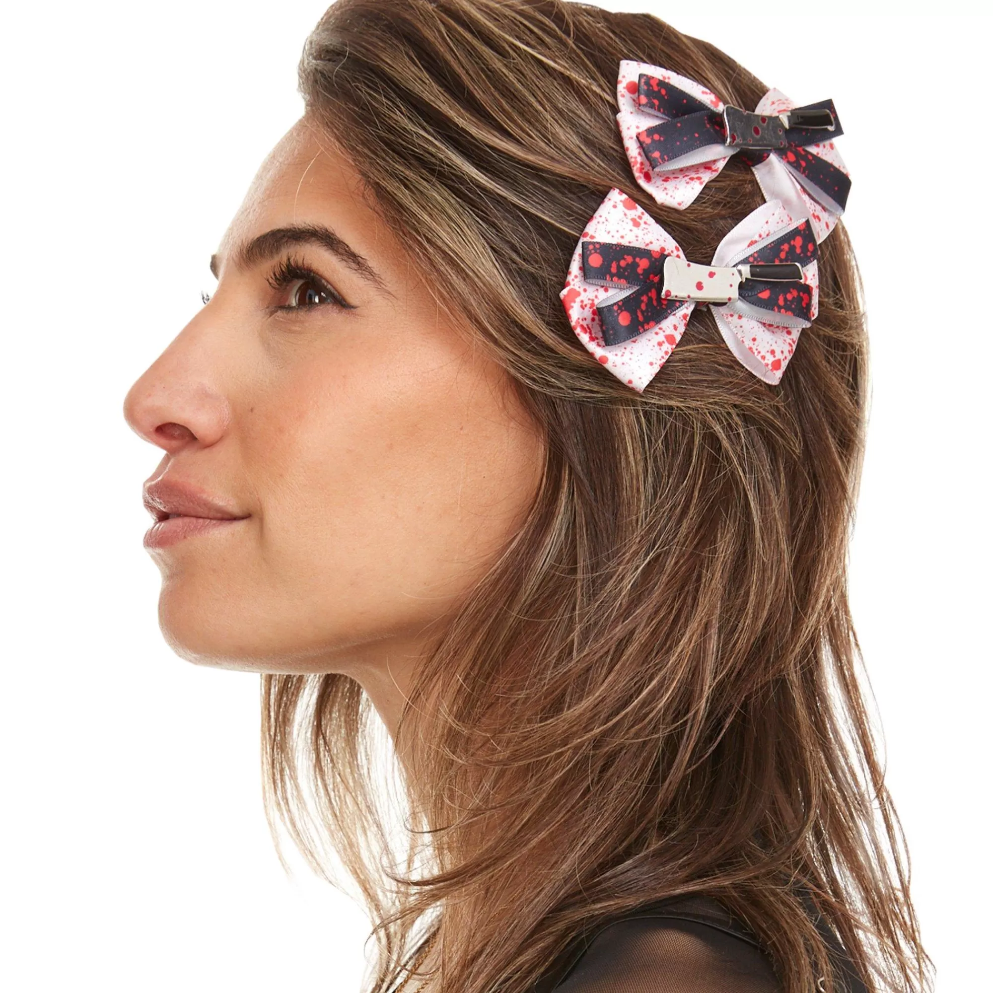 Party City Headbands, Tails-Bloody Cleaver Hair Bows, 2Ct