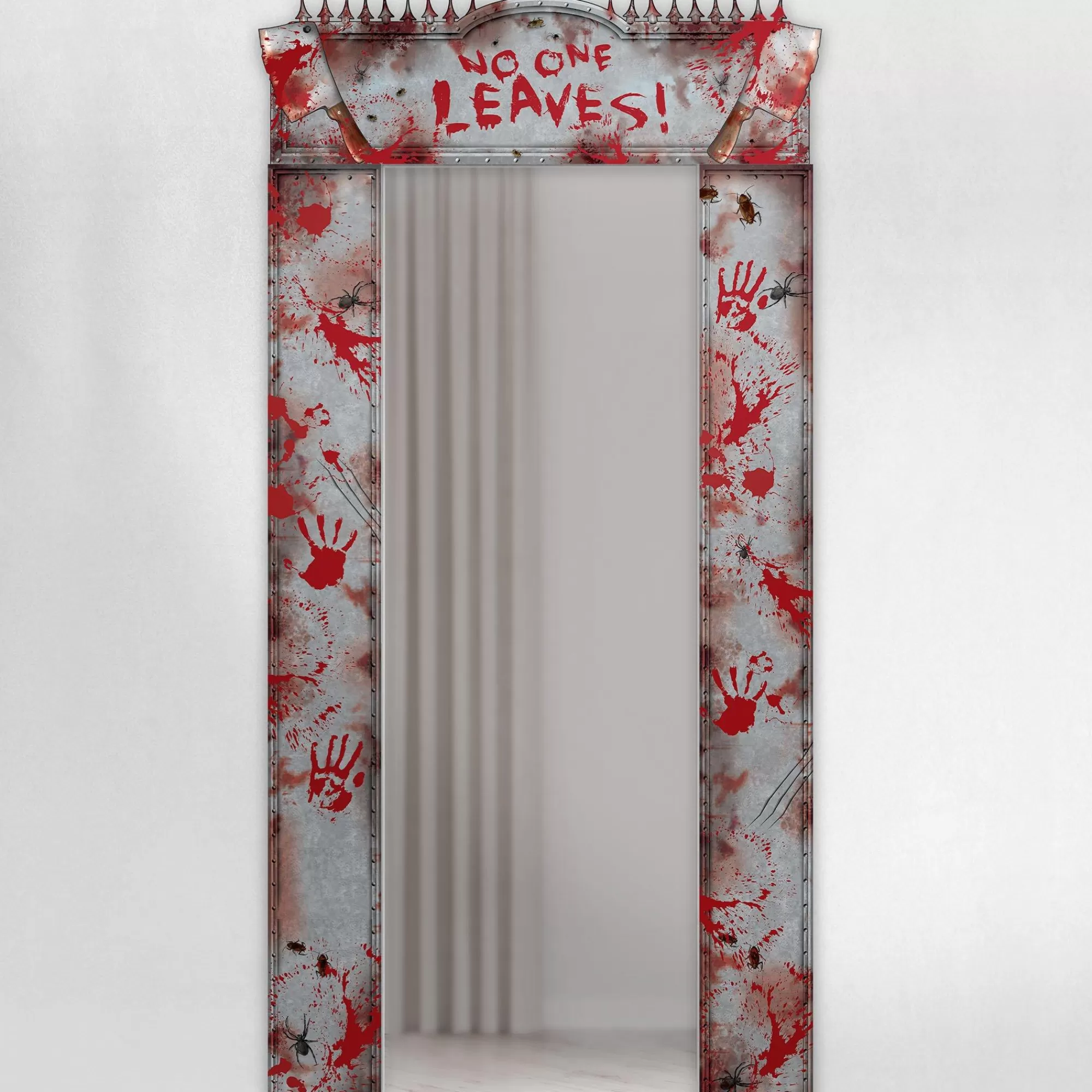 Party City Decorations | Bloody Doorway Entry Cardboard Decoration, 42.6In X 84.5In