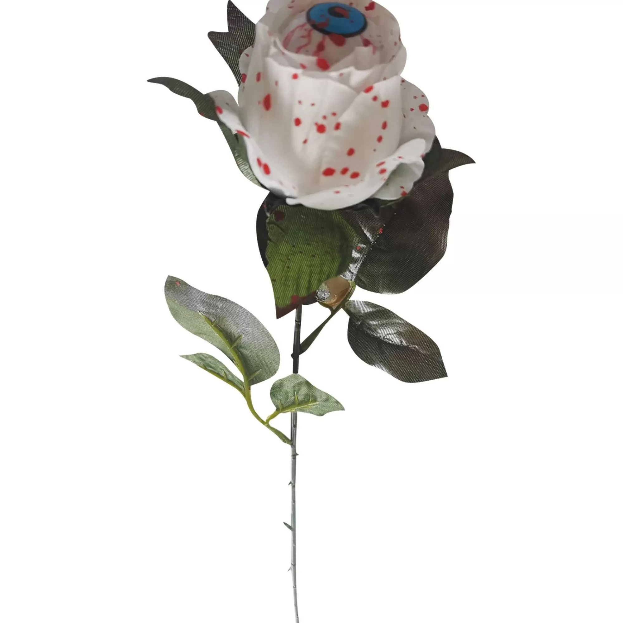 Party City Table Décor & Centerpieces | Bloody Rose With Eyeball Plastic & Fabric Prop, 2.8In X 16.5In