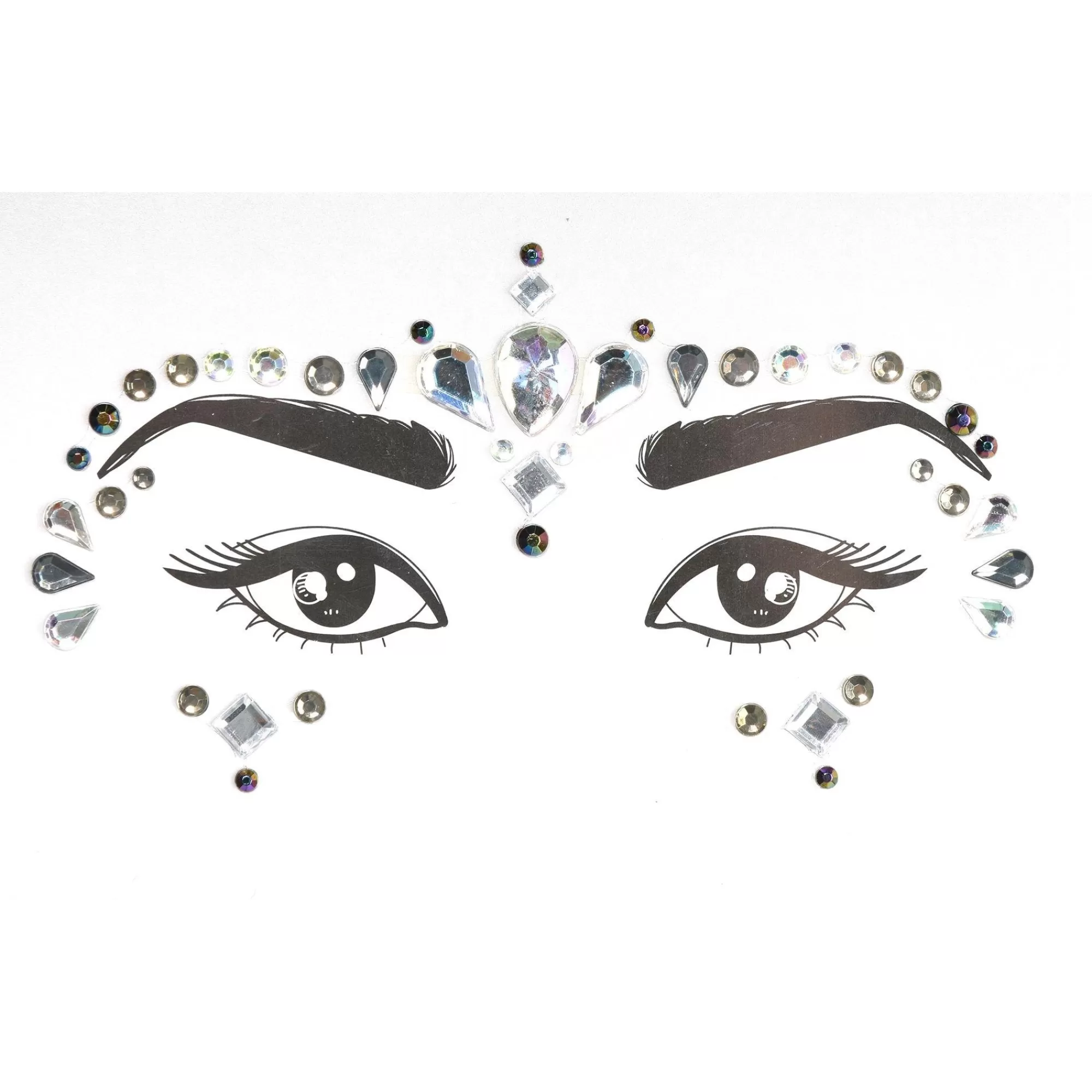 Party City Makeup-Body Jewelry Silver