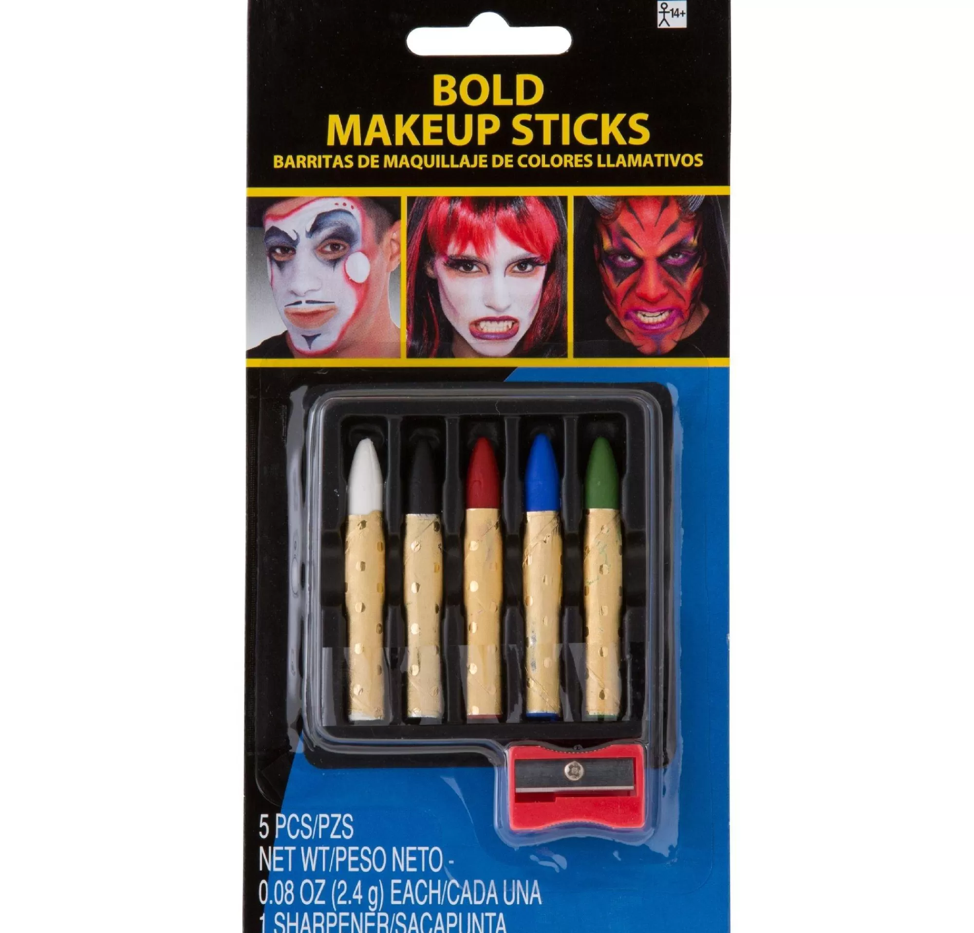 Party City Makeup-Bold Makeup Crayon Set 6Pc