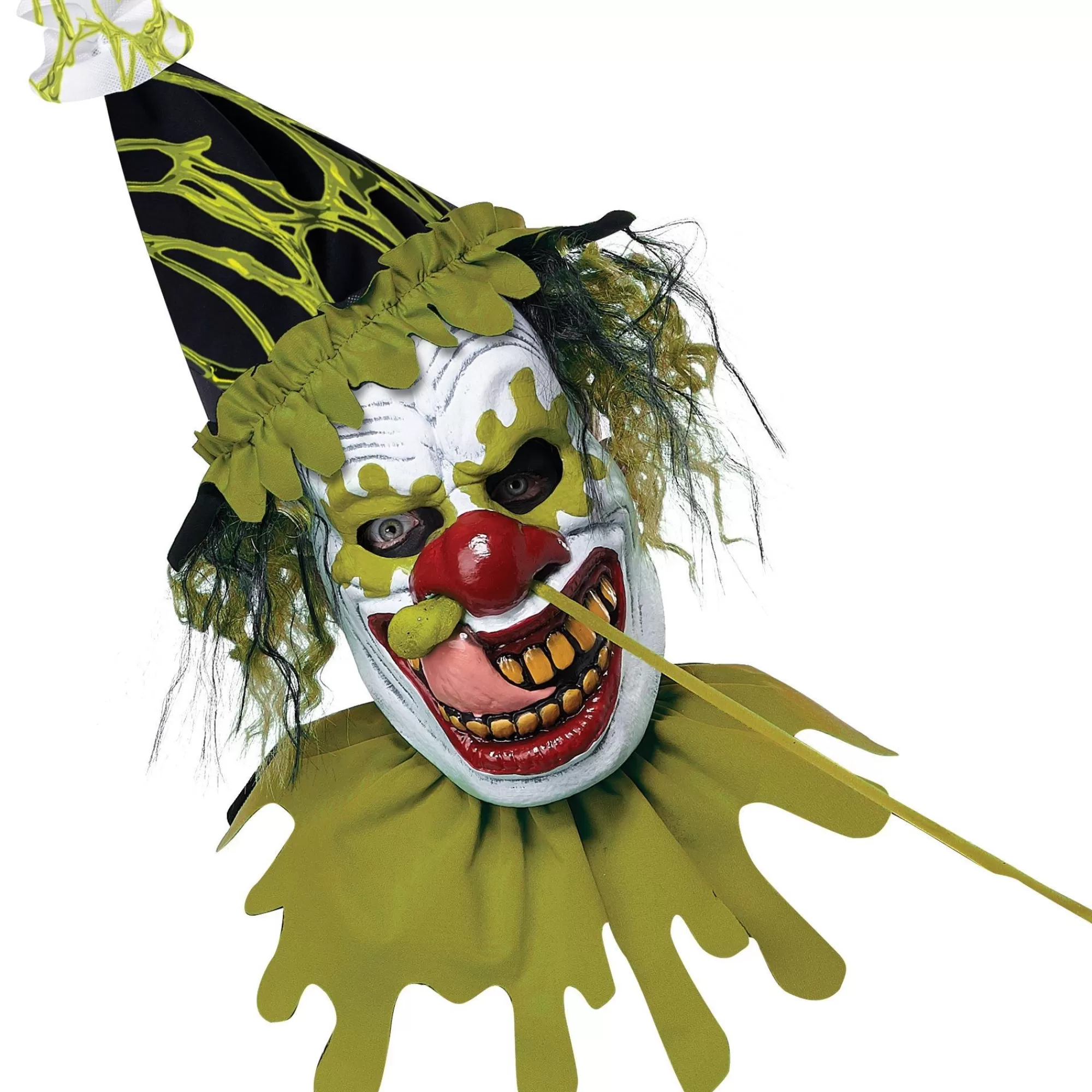 Party City Creepy Clown-Boogers The Clown Face Mask