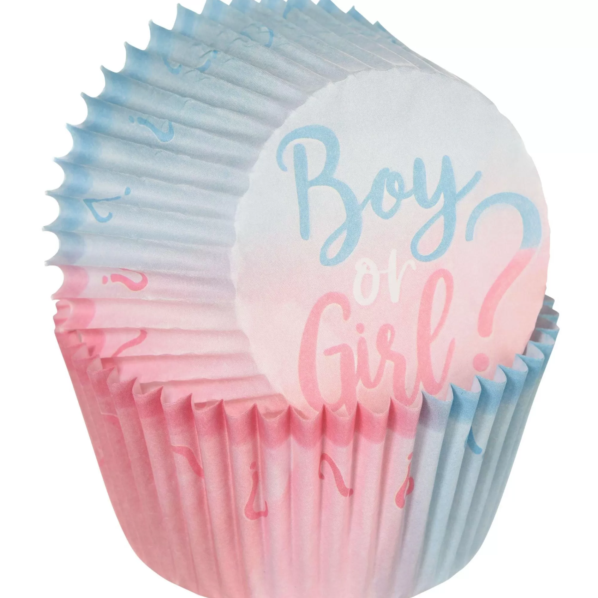 Party City Baking Supplies-Boy Or Girl Gender Reveal Paper Baking Cups, 75Ct - The Big Reveal