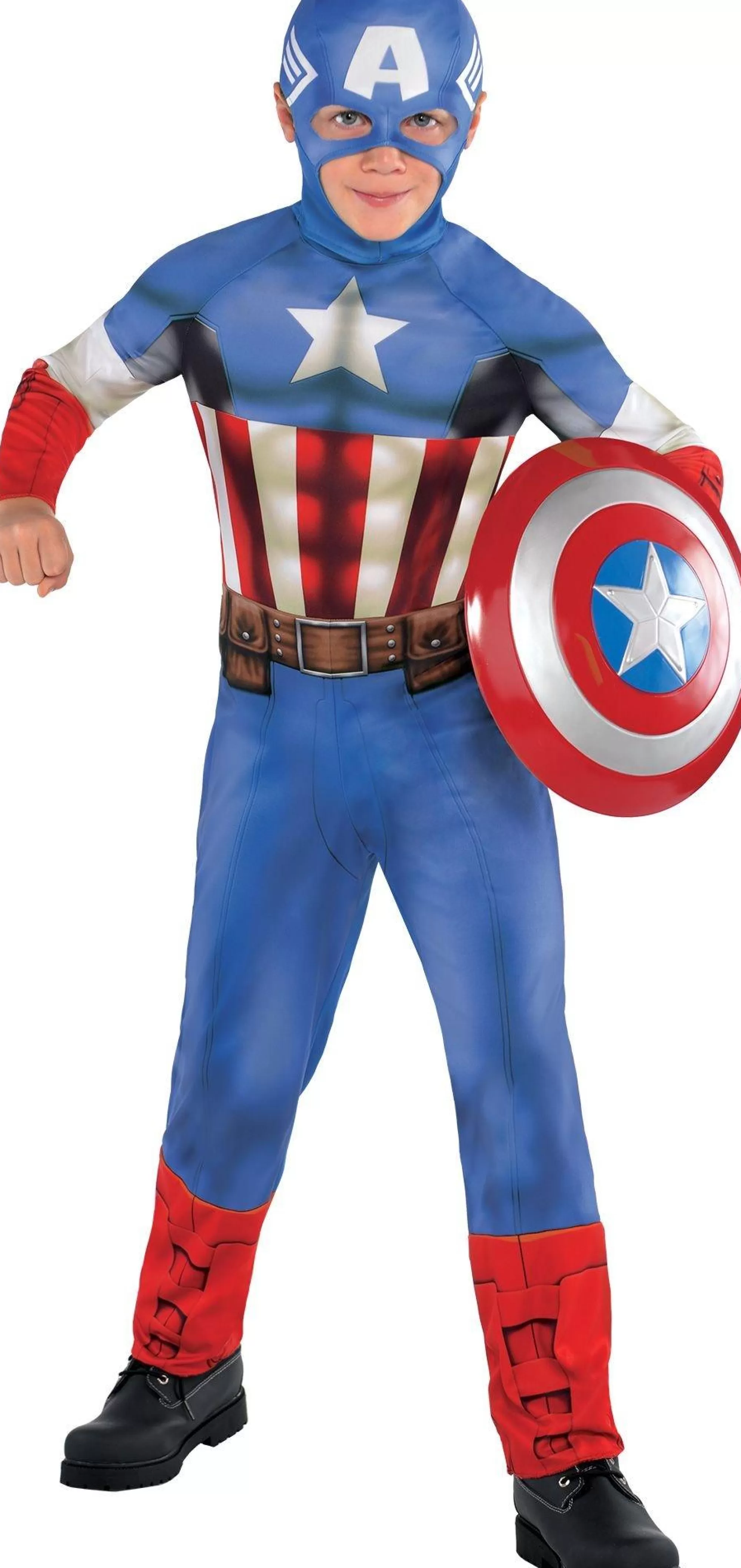 Boy Marvel Superhero | Boys Captain America Costume Classic