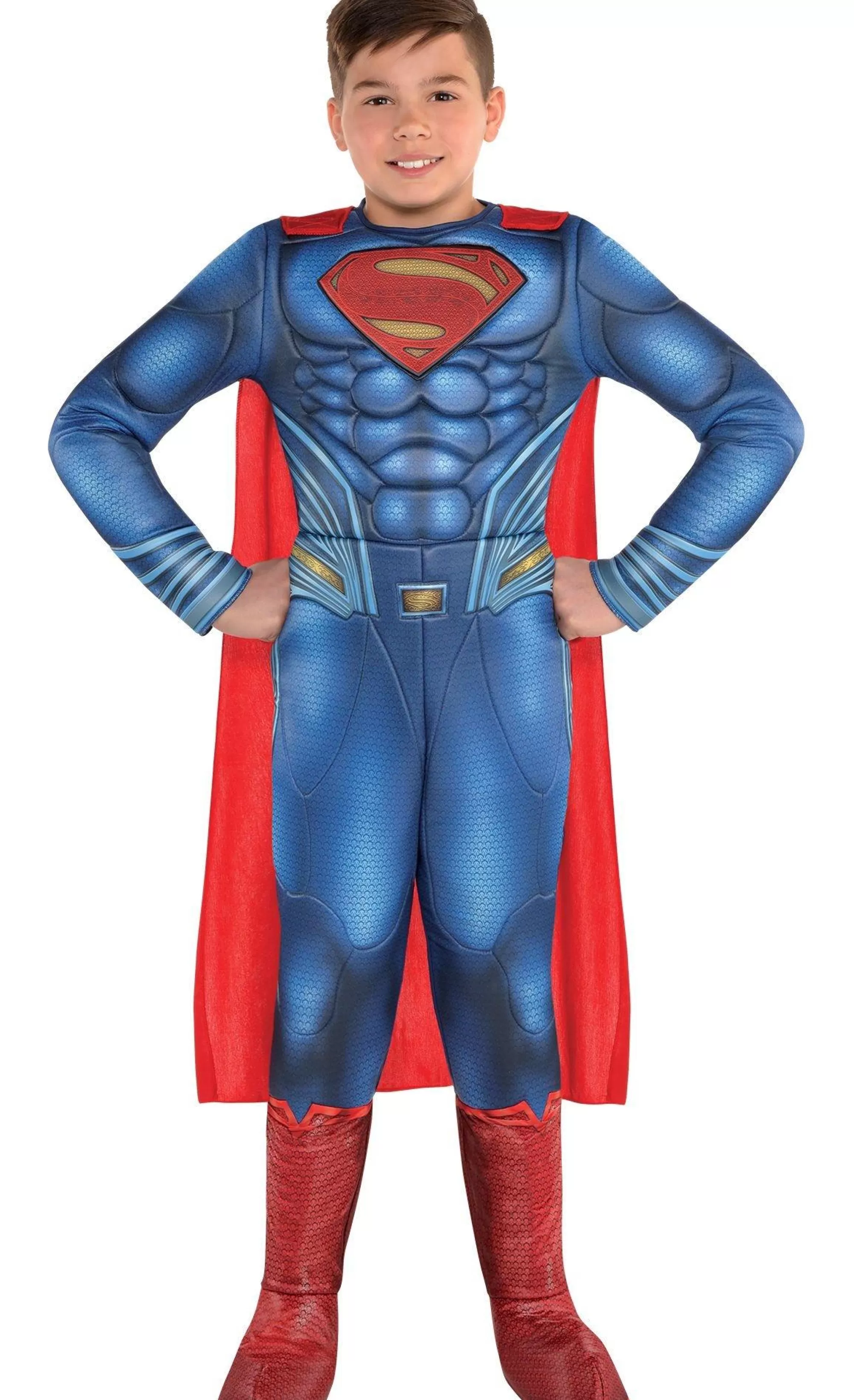 Boy DC Comics Superhero | Boys Superman Muscle Costume - Justice League Part 1