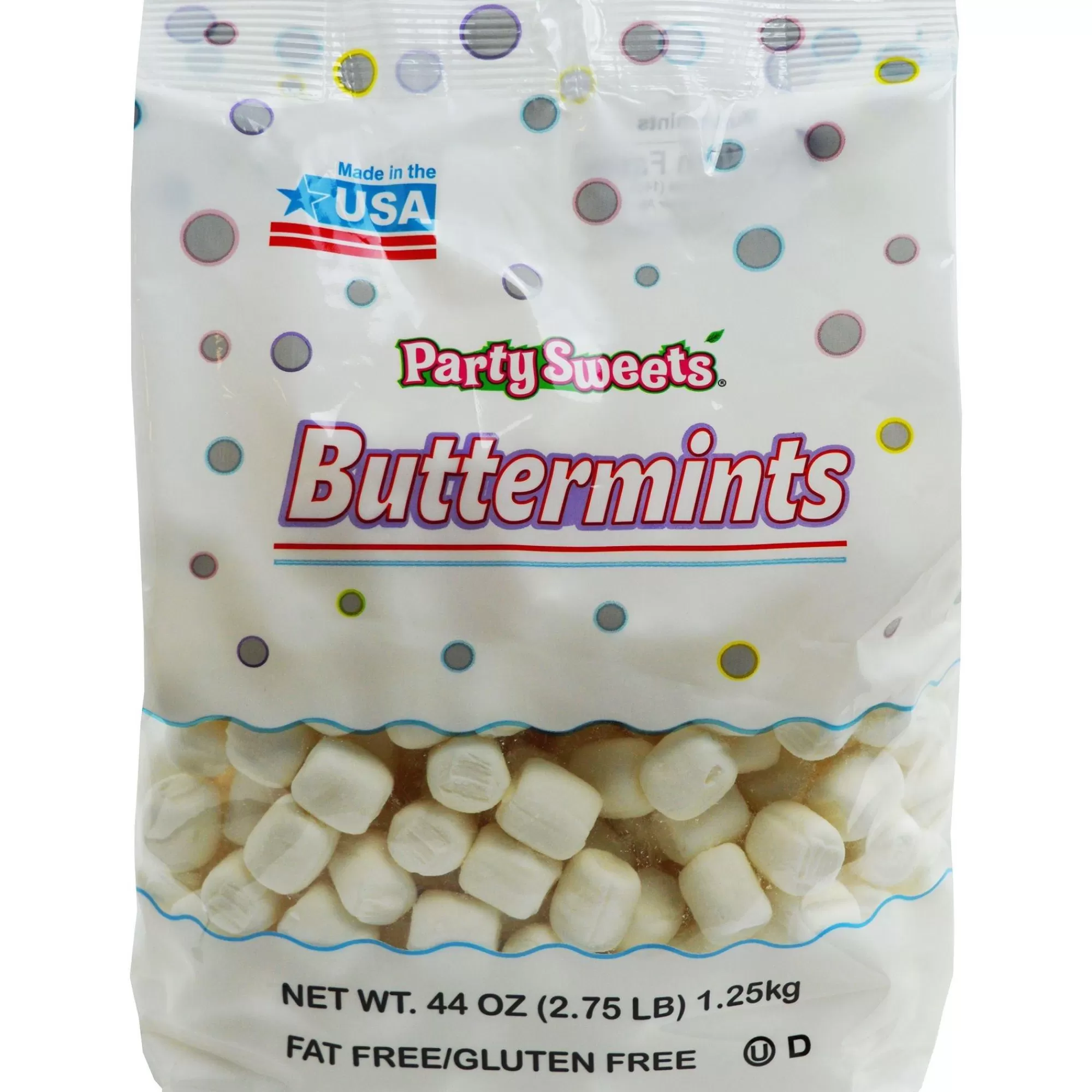 Party City Candy Buffet By Color-Buttermints 380Pc White