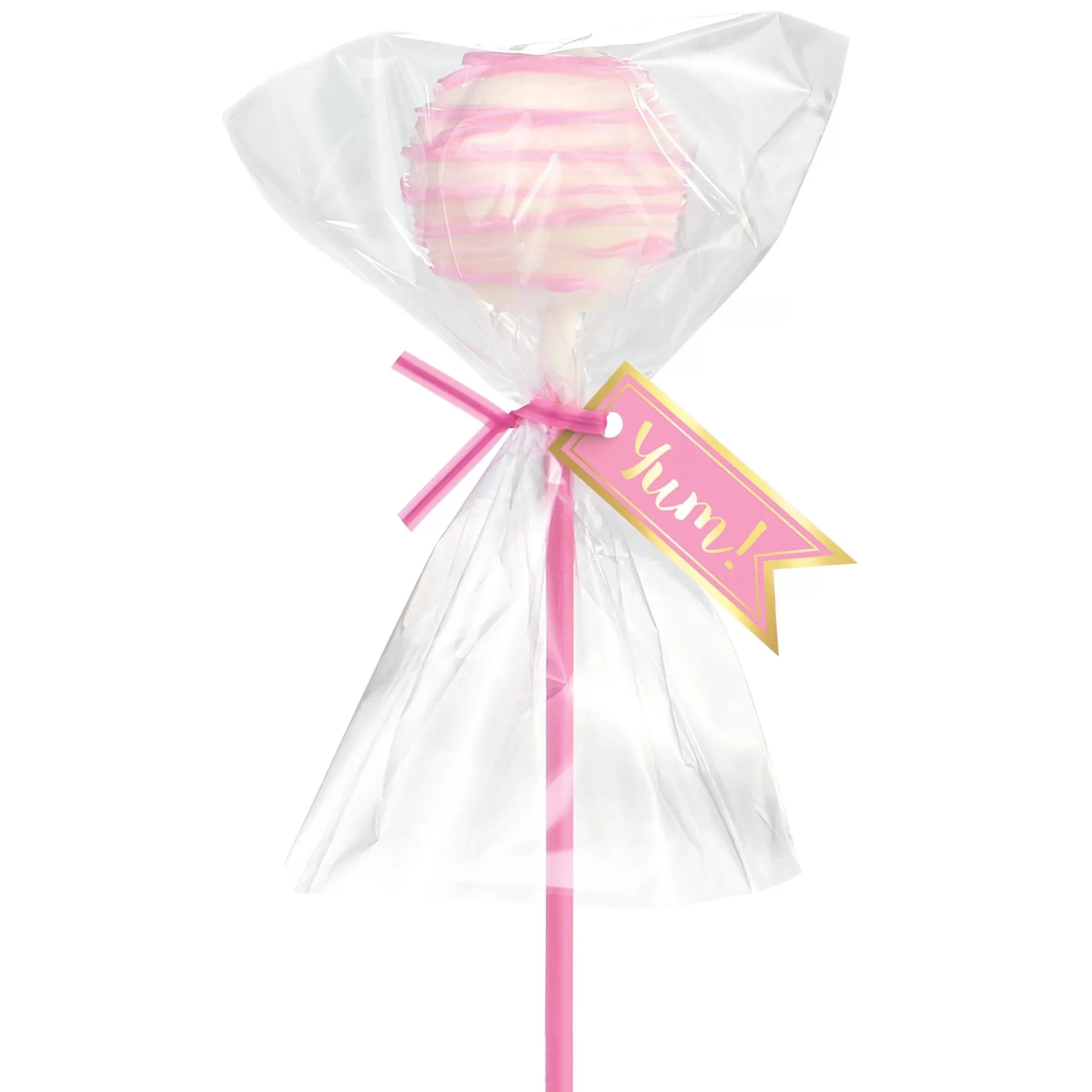 Party City Cake Pop Supplies-Cake Pop Kit For 24 Pink