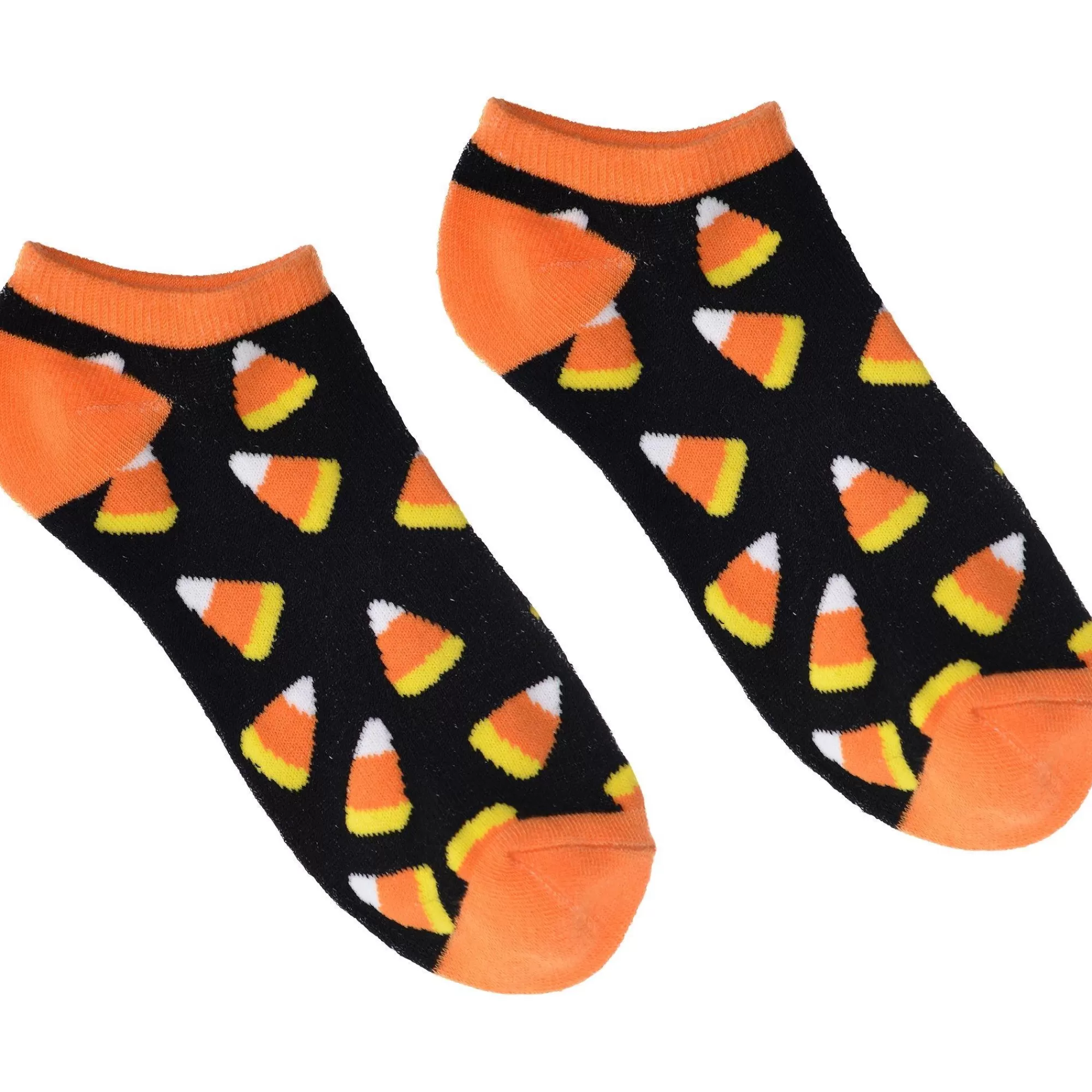 Party City Tights-Candy Corn Ankle Socks