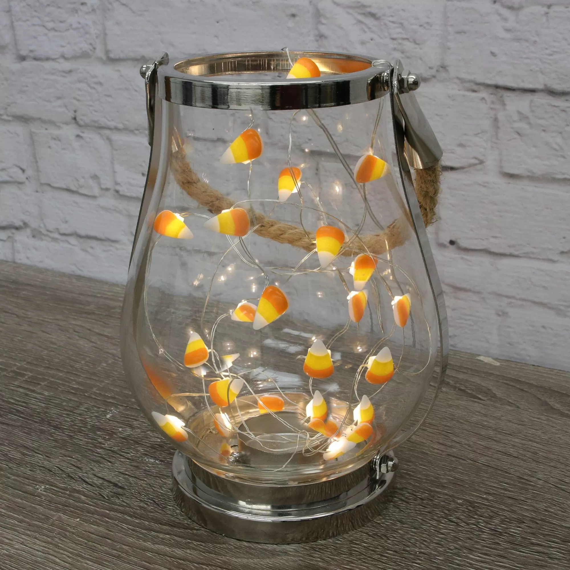 Party City Strobe Lights & Black Lights | Candy Corn Led Fairy String Lights, 20 Bulbs, 6.3Ft