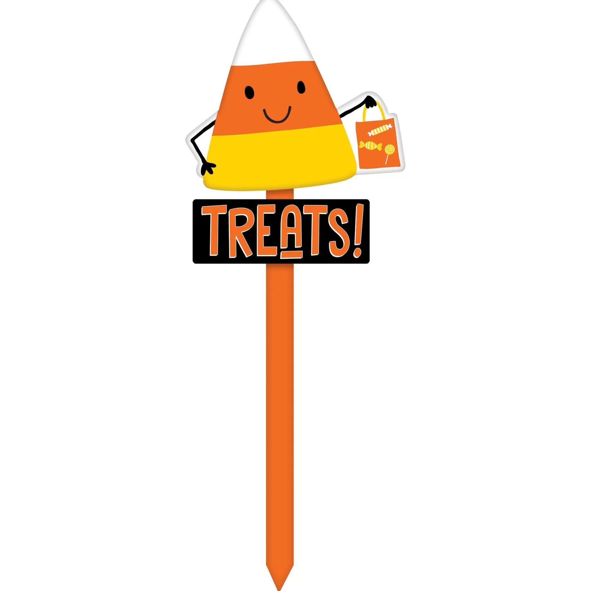 Party City Spooky Friends | Candy Corn Treats Yard Stake