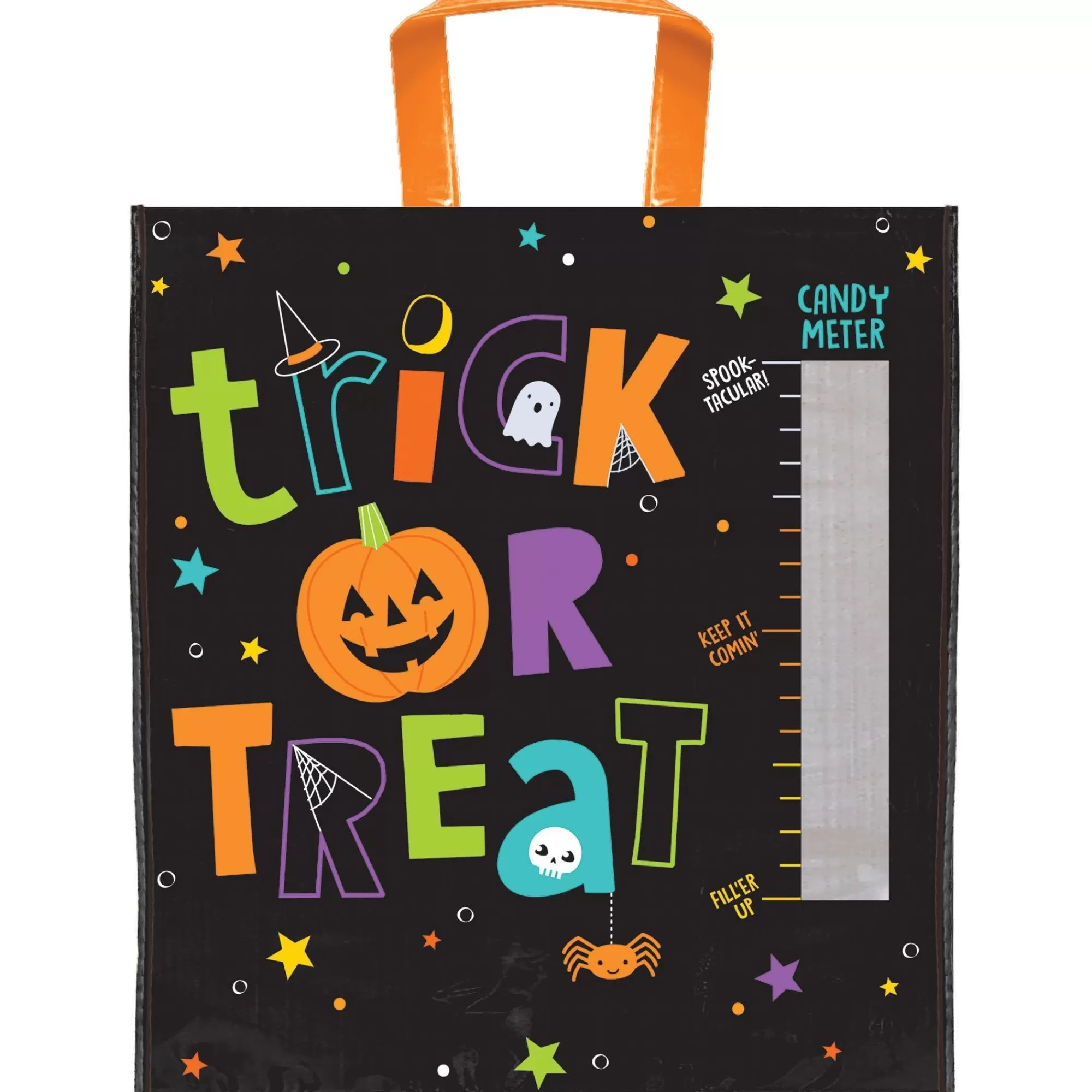 Party City Trick-Or-Treat Bags & Buckets | Candy Meter Plastic Trick-Or-Treat Bag, 14In X 15.5In