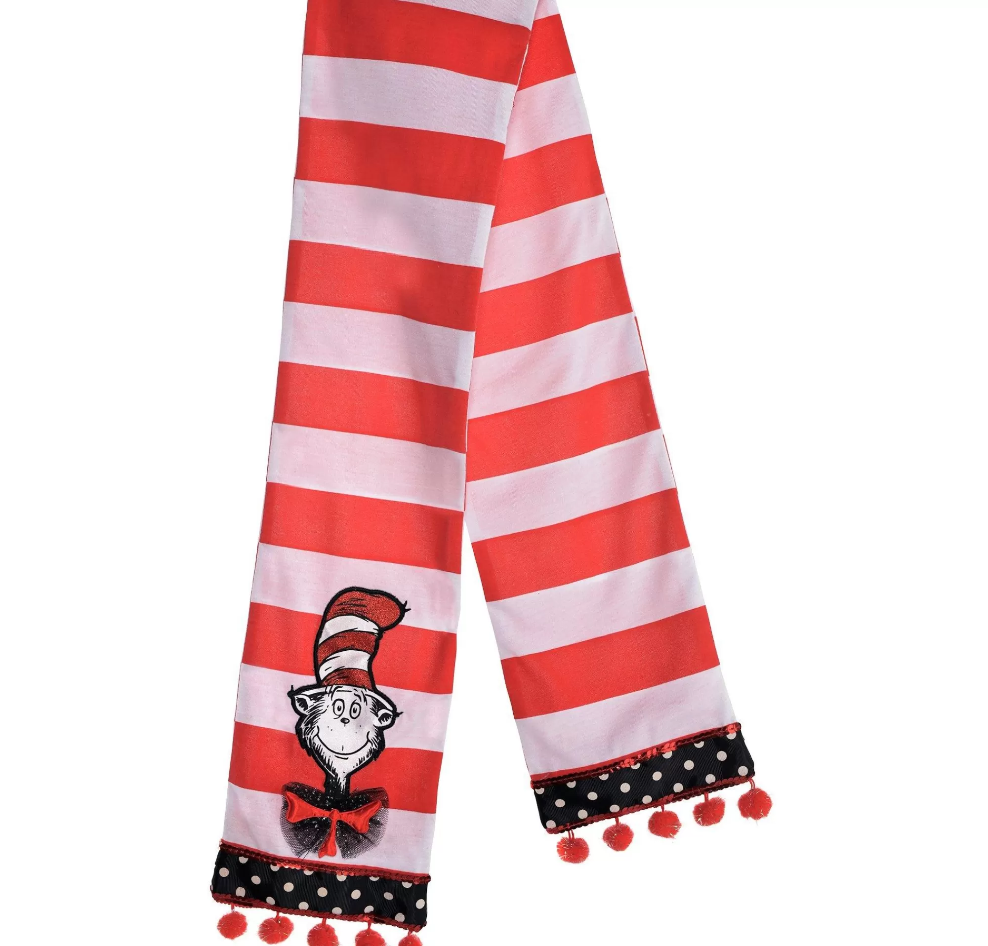 Dr. Seuss Boas-Cat In The Hat Scarf -