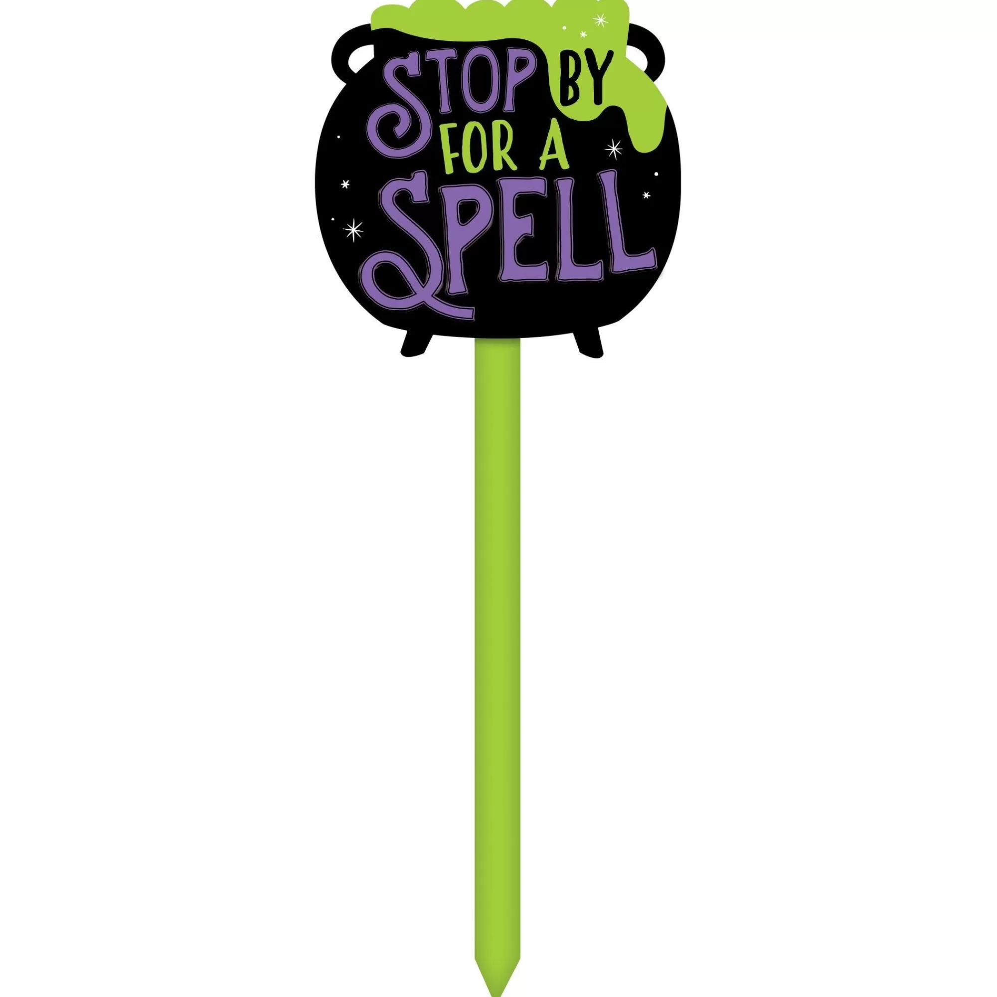 Party City Yard Stakes & Signs | Cauldron Spell Yard Stake