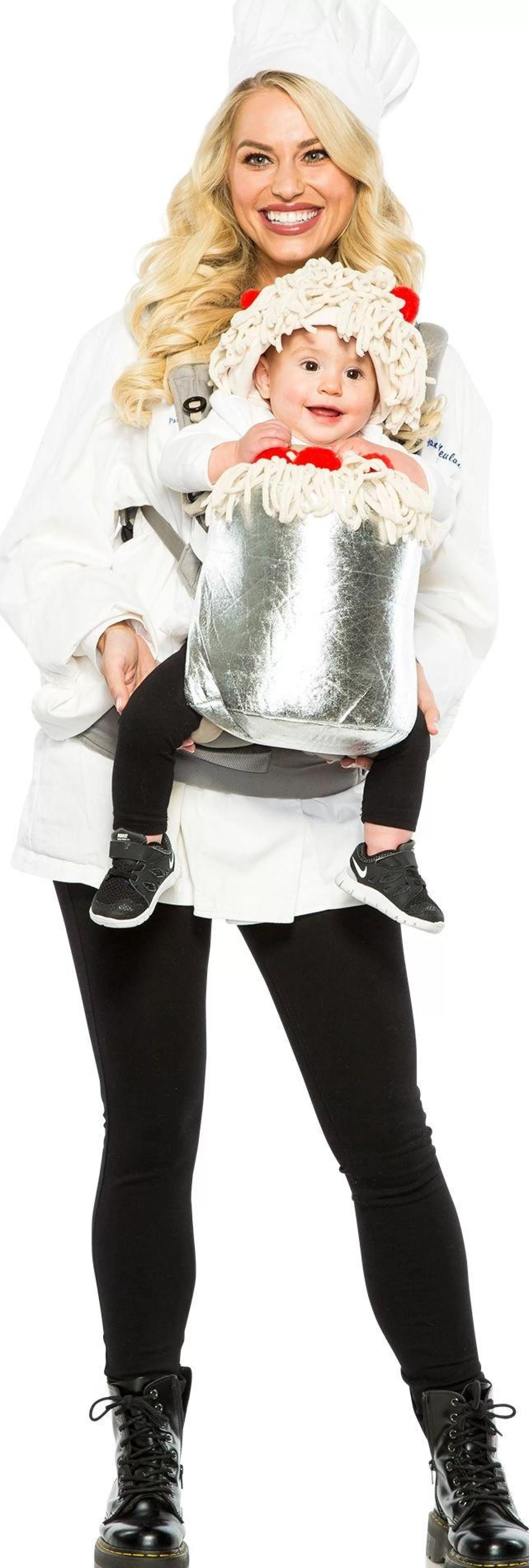 Party City Couples' Costumes-Chef & Spaghetti Baby & Me Costume