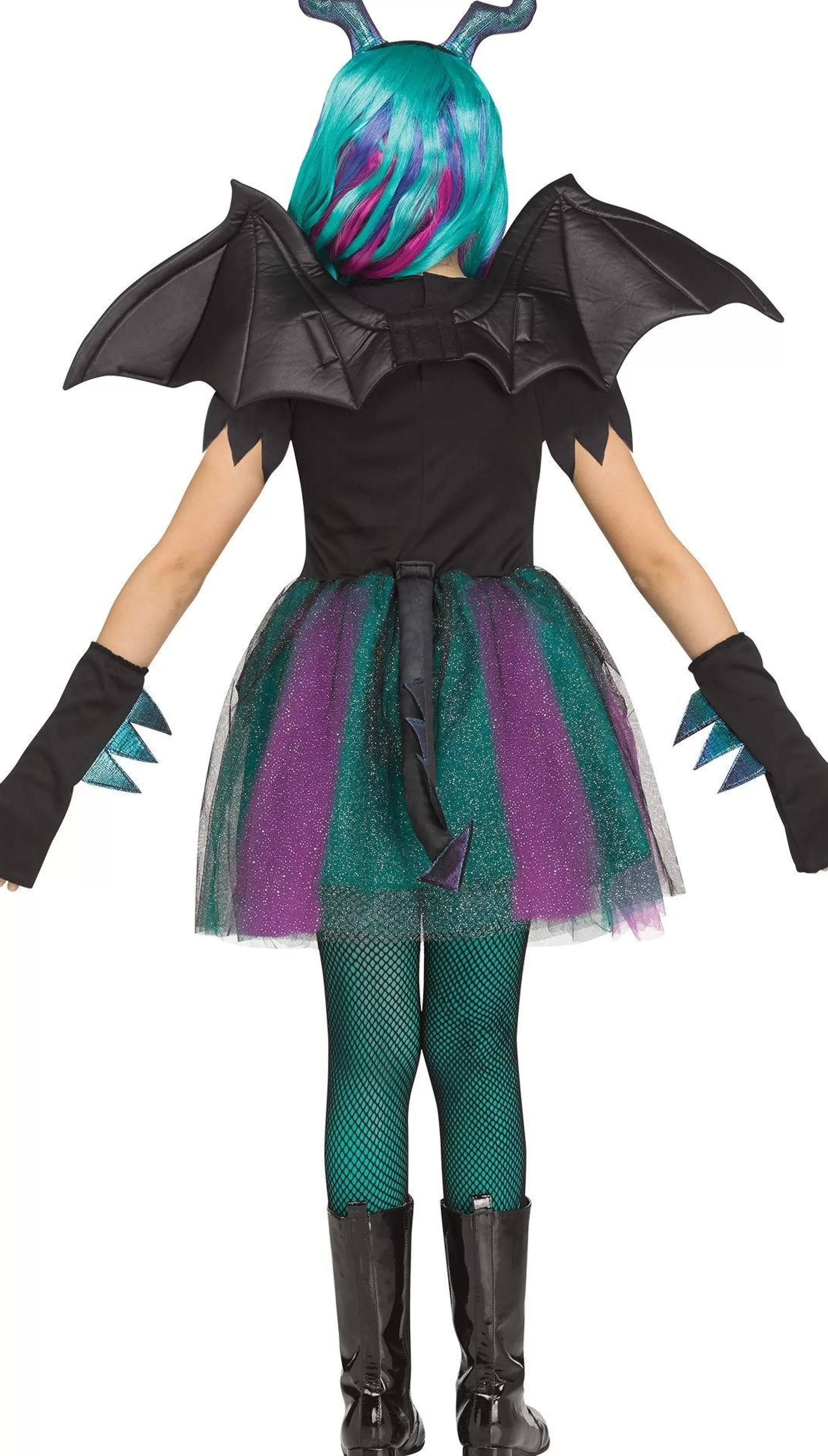 Girl Party City Scary | Child Dark Dragon Costume