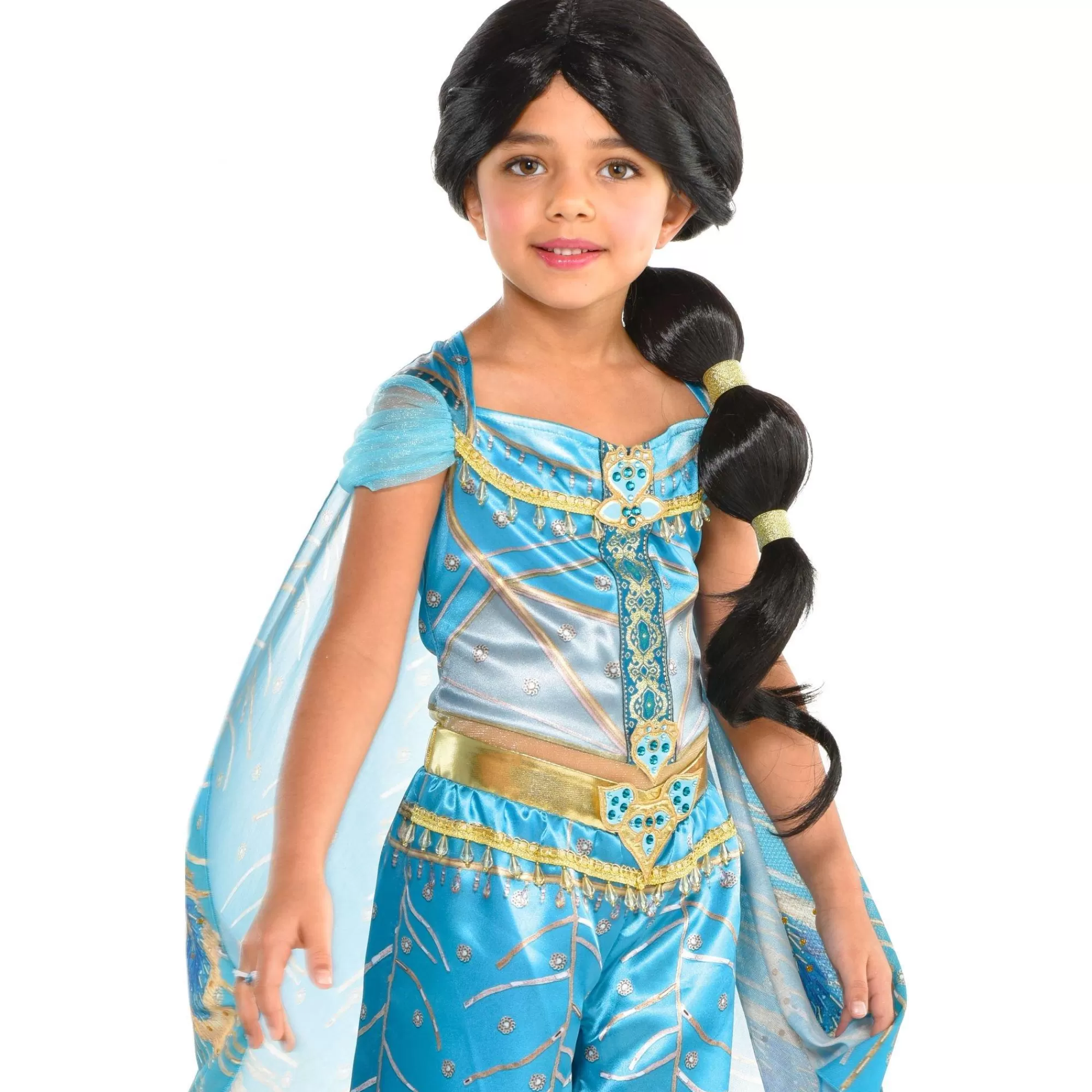 Party City Wigs-Child Jasmine Ponytail Wig - Aladdin