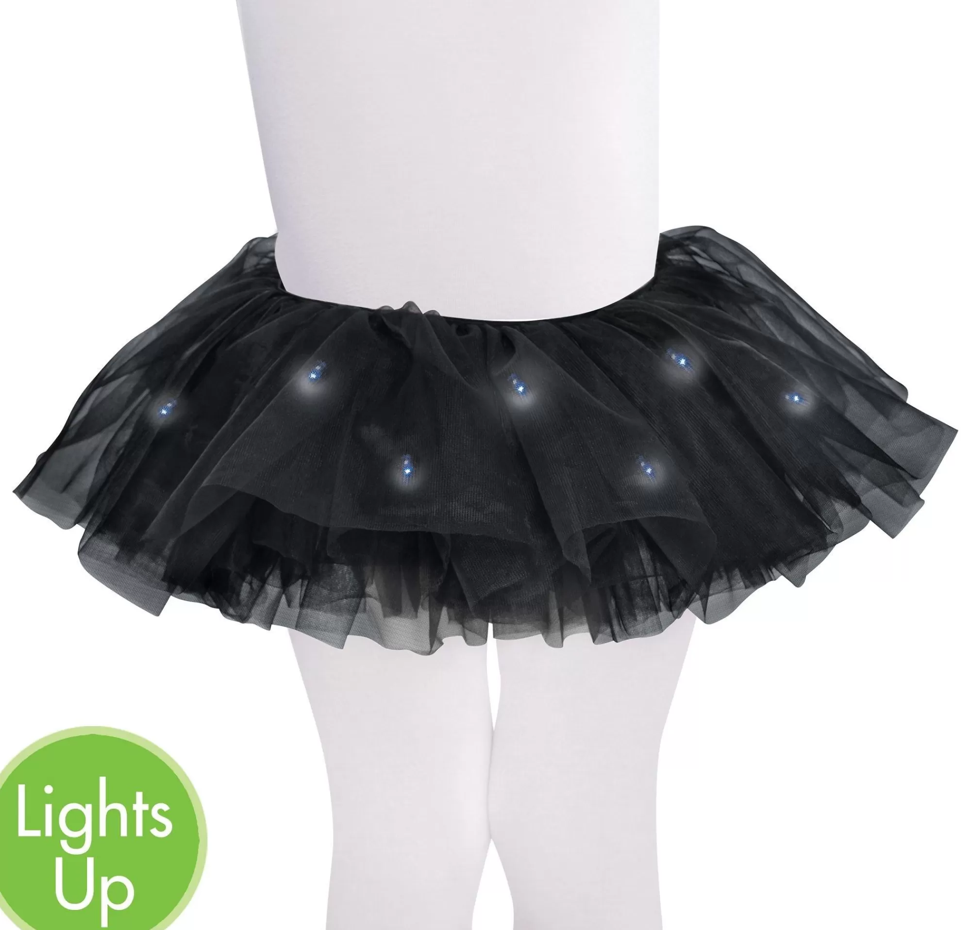 Party City Tutus, Skirts-Child Light-Up Black Tutu