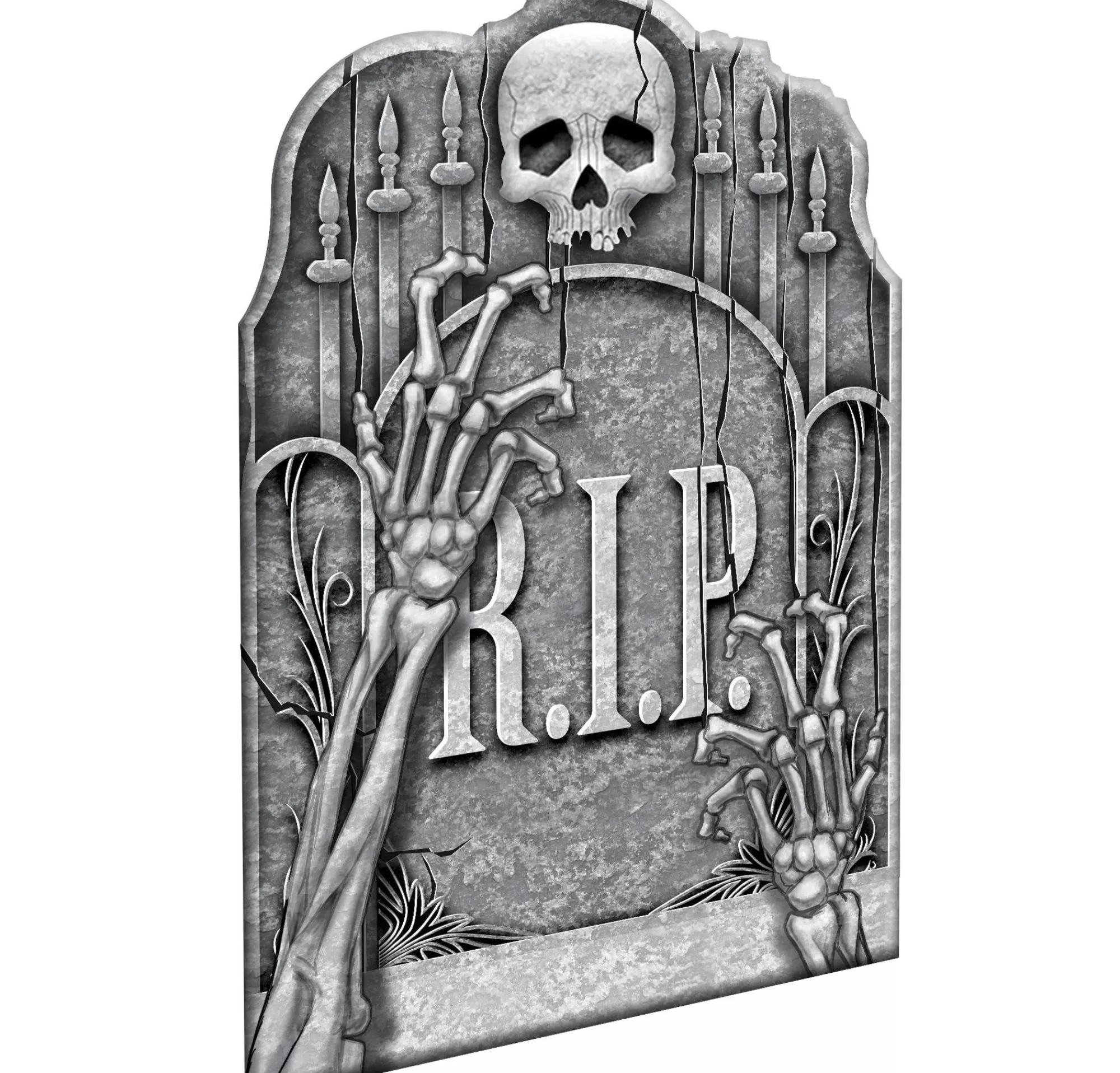 Party City Tombstones & Fencing | Clawing Hands Tombstone