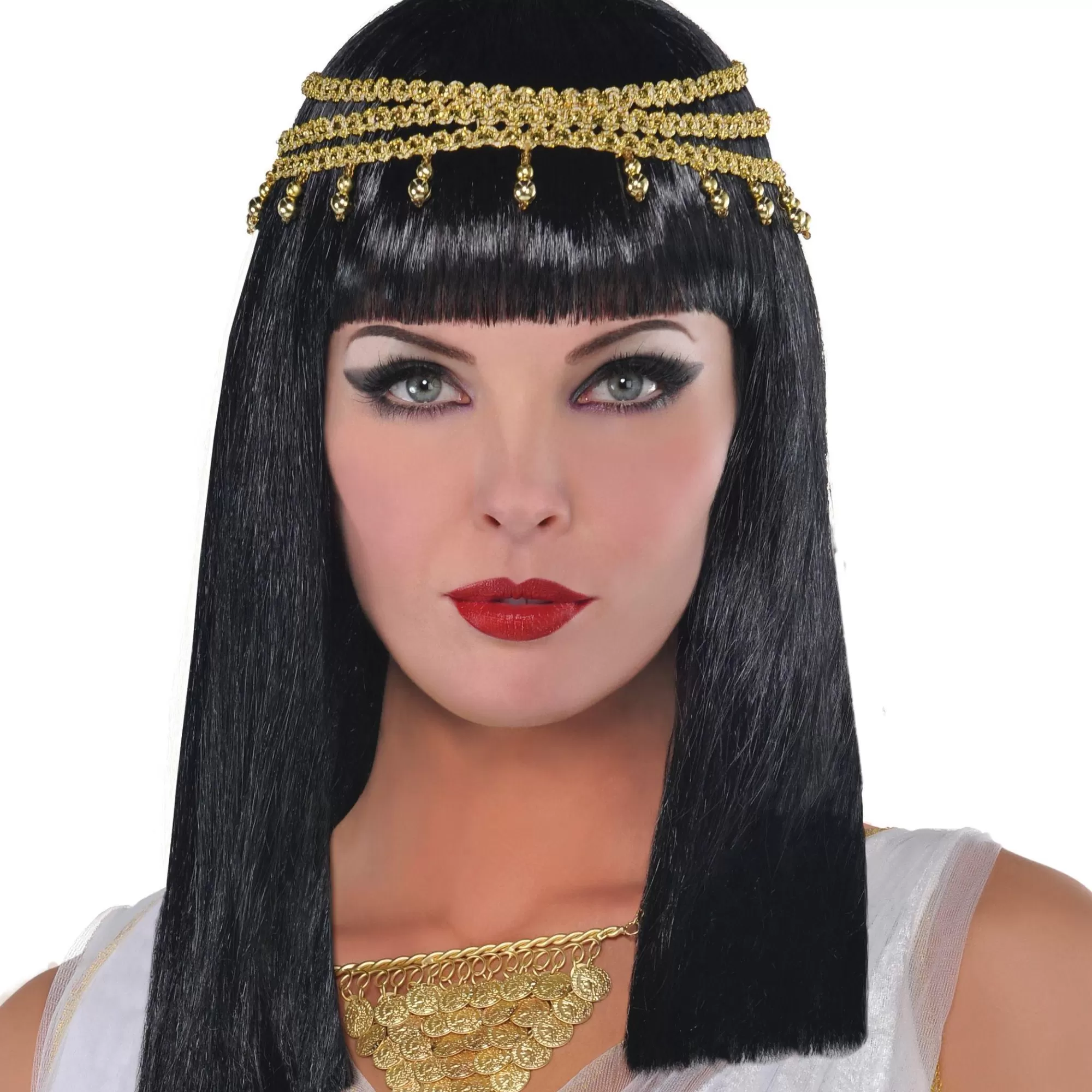 Party City Wigs-Cleopatra Wig With Headband