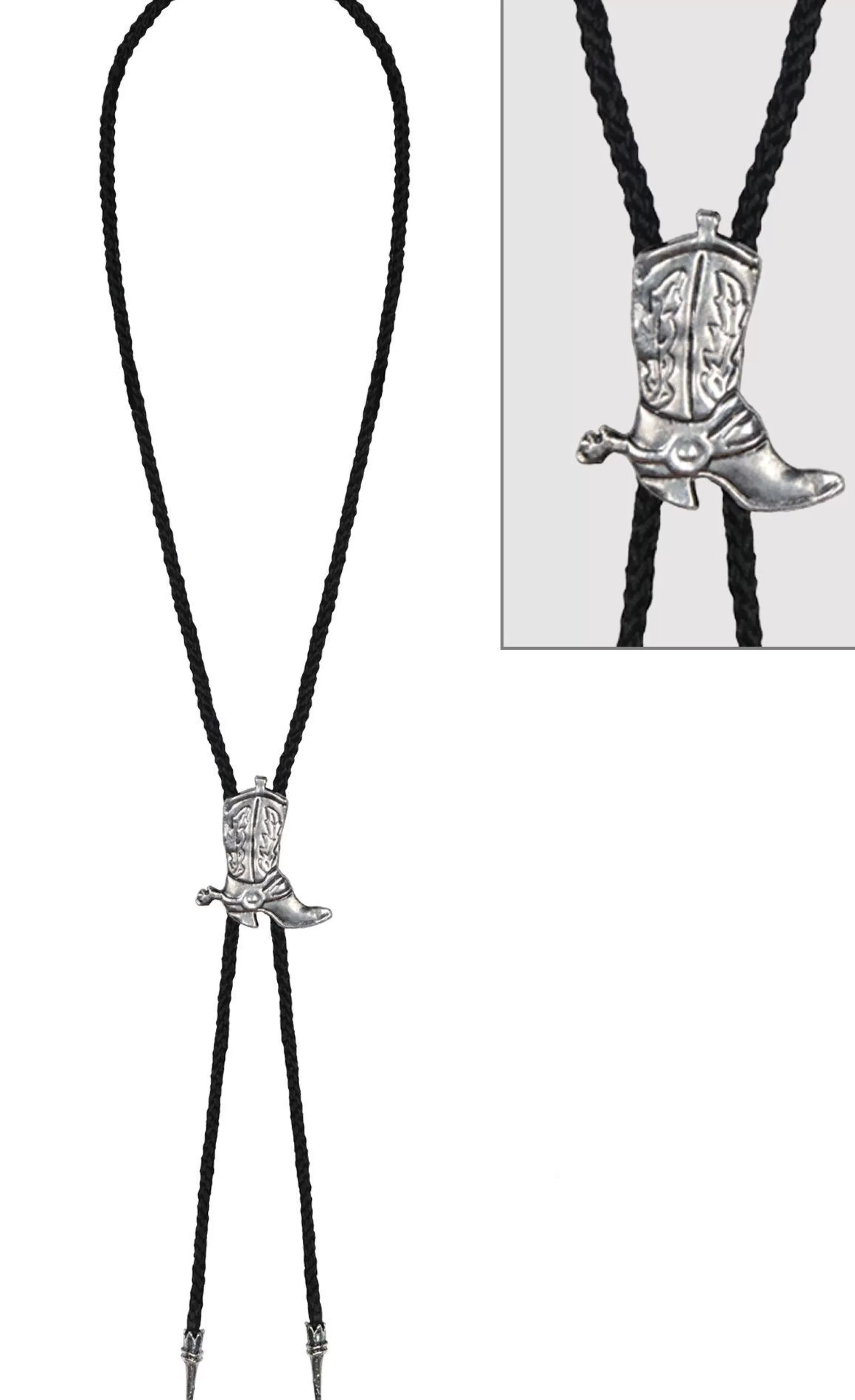 Party City Jewelry-Cowboy Boot Bolo Tie