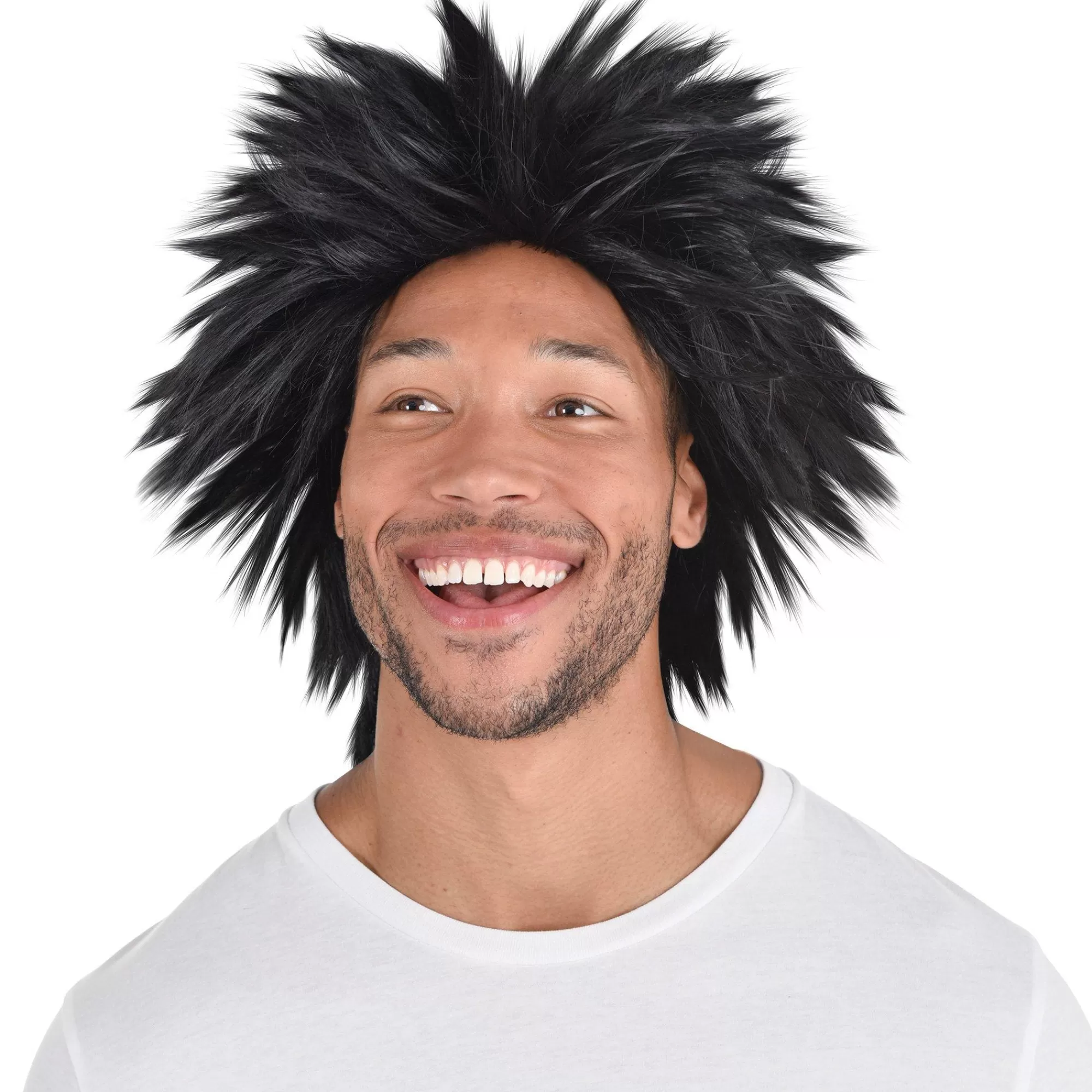 Party City Wigs-Crazy Wig Black