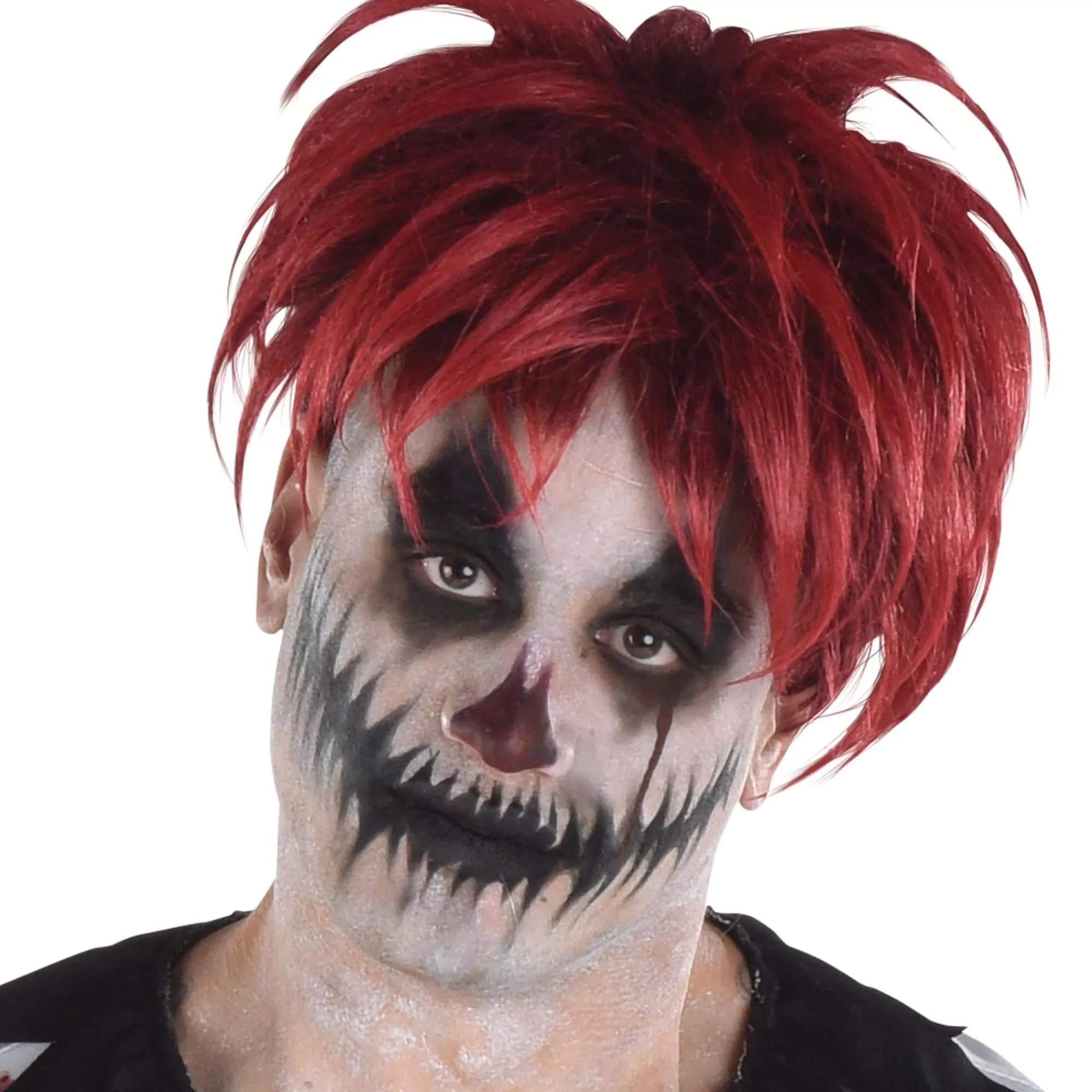 Party City Wigs-Creepy Red Circus Wig