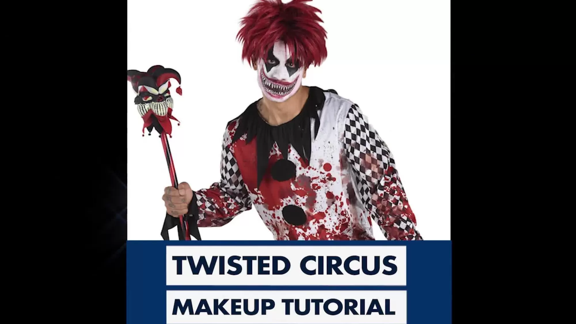 Party City Wigs-Creepy Red Circus Wig