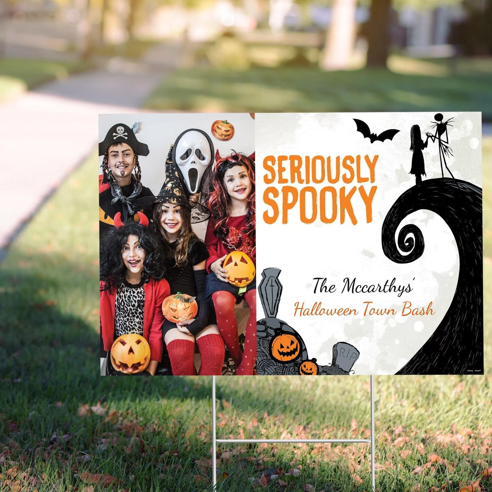 Party City The Nightmare Before Christmas | Custom Nightmare Before Christmas Photo Yard Sign