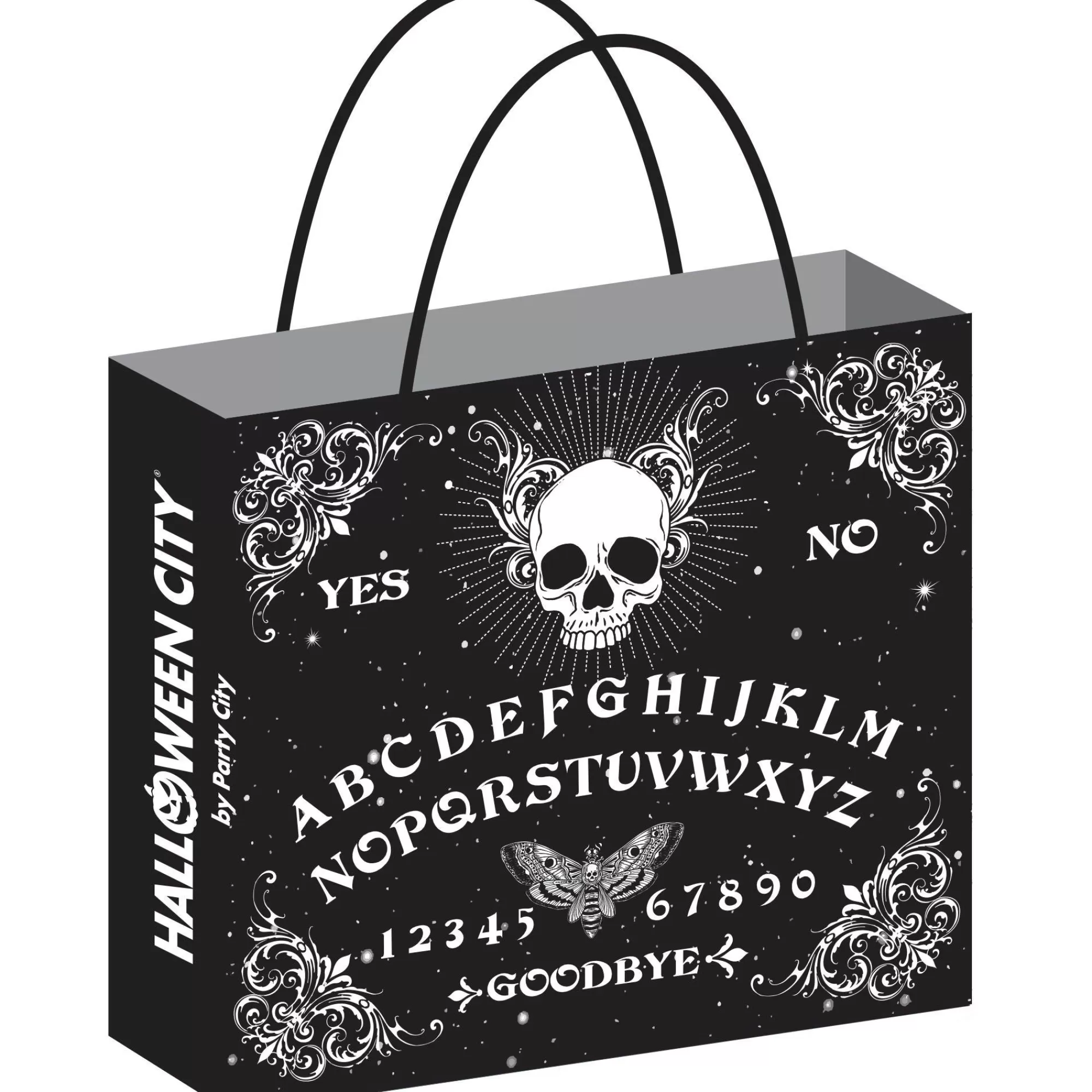 Party City Trick-Or-Treat Bags & Buckets | Dark Magic Halloween City Tote Bag, 20In X 16In