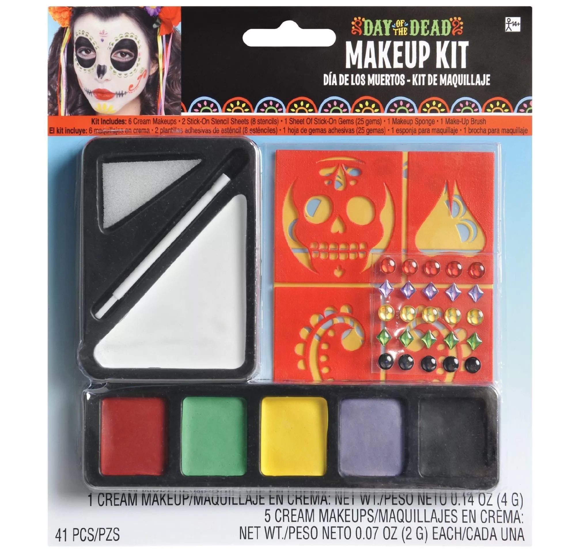 Party City Makeup-Day Of The Dead Makeup Kit