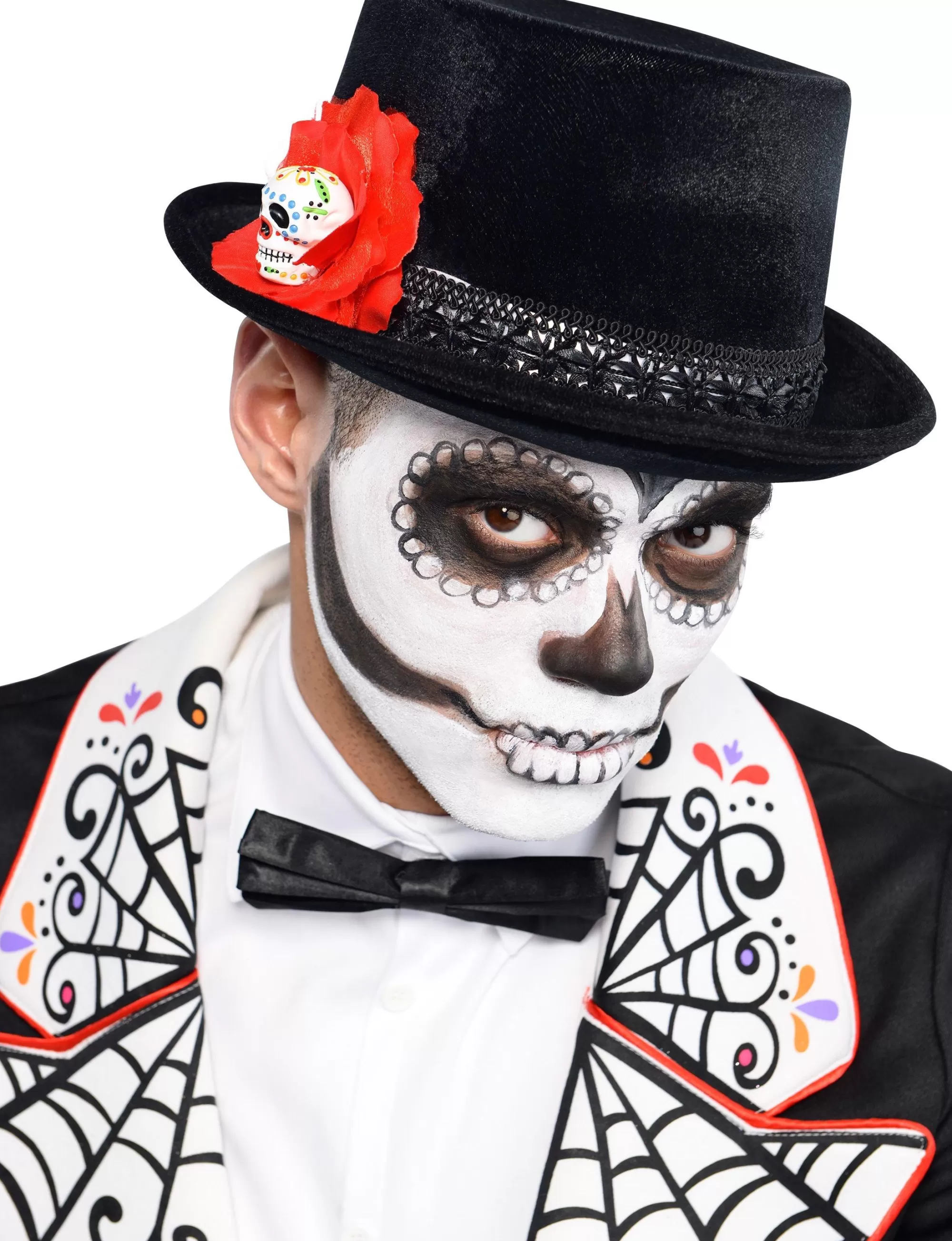 Party City Hats-Day Of The Dead Top Hat