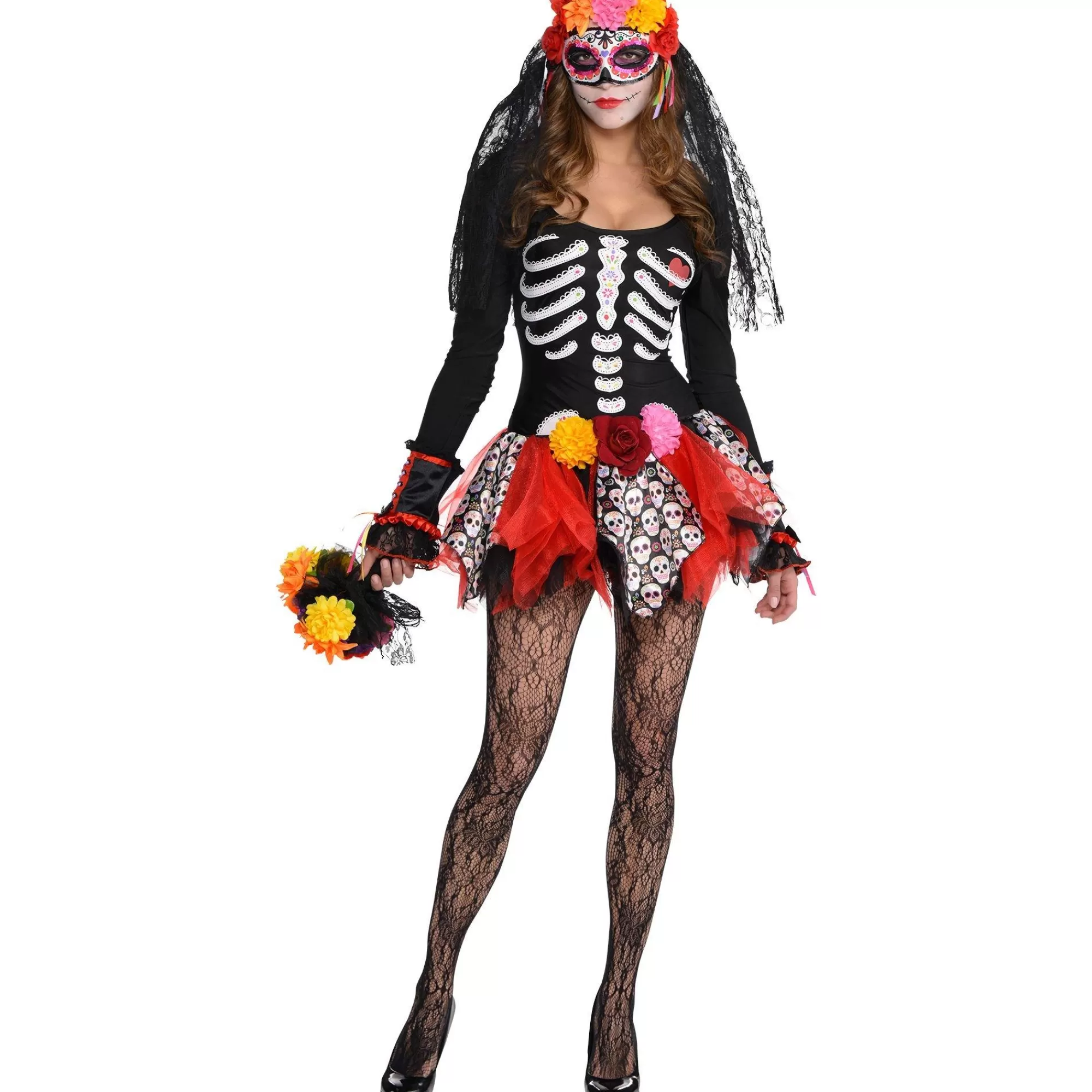 Party City Tutus, Skirts-Day Of The Dead Tutu