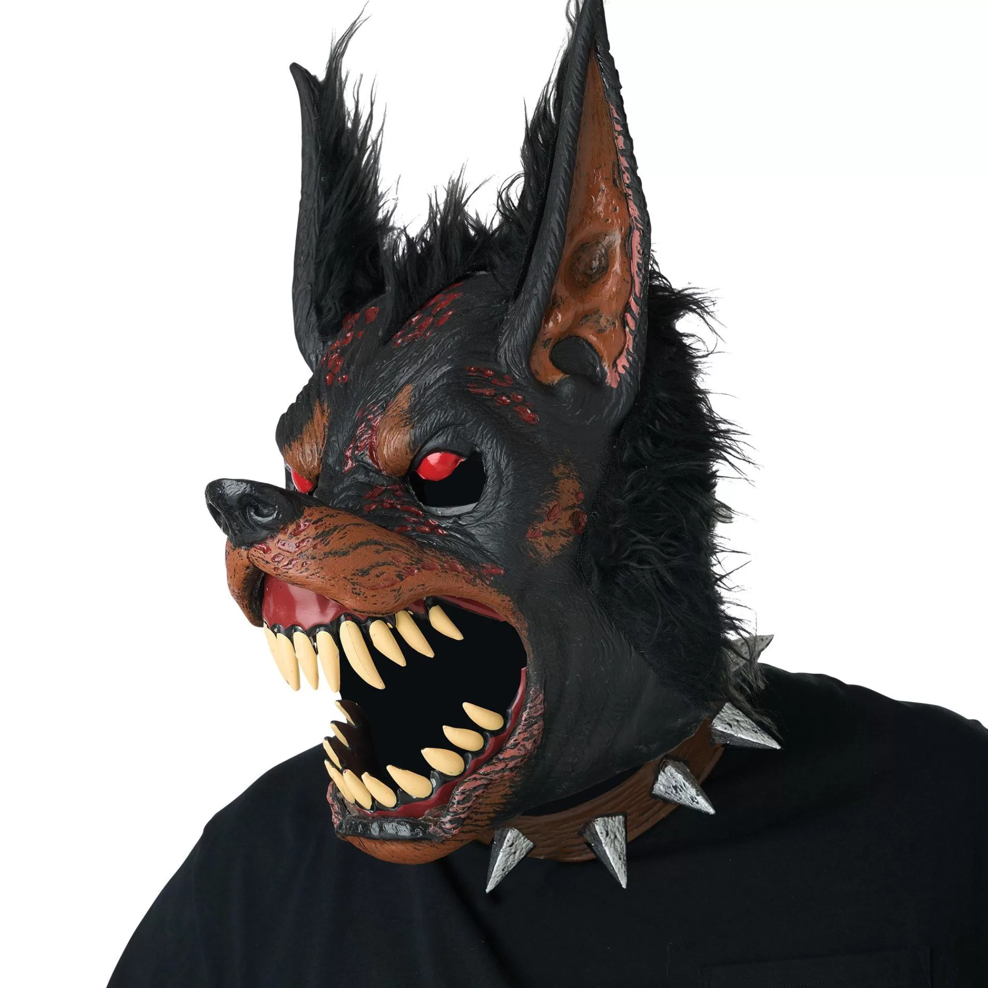 Party City Scary-Demon Dog Ani-Motion Face Mask