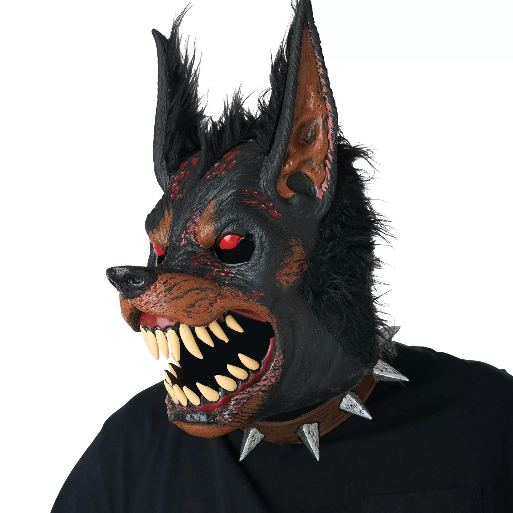 Party City Scary-Demon Dog Ani-Motion Face Mask