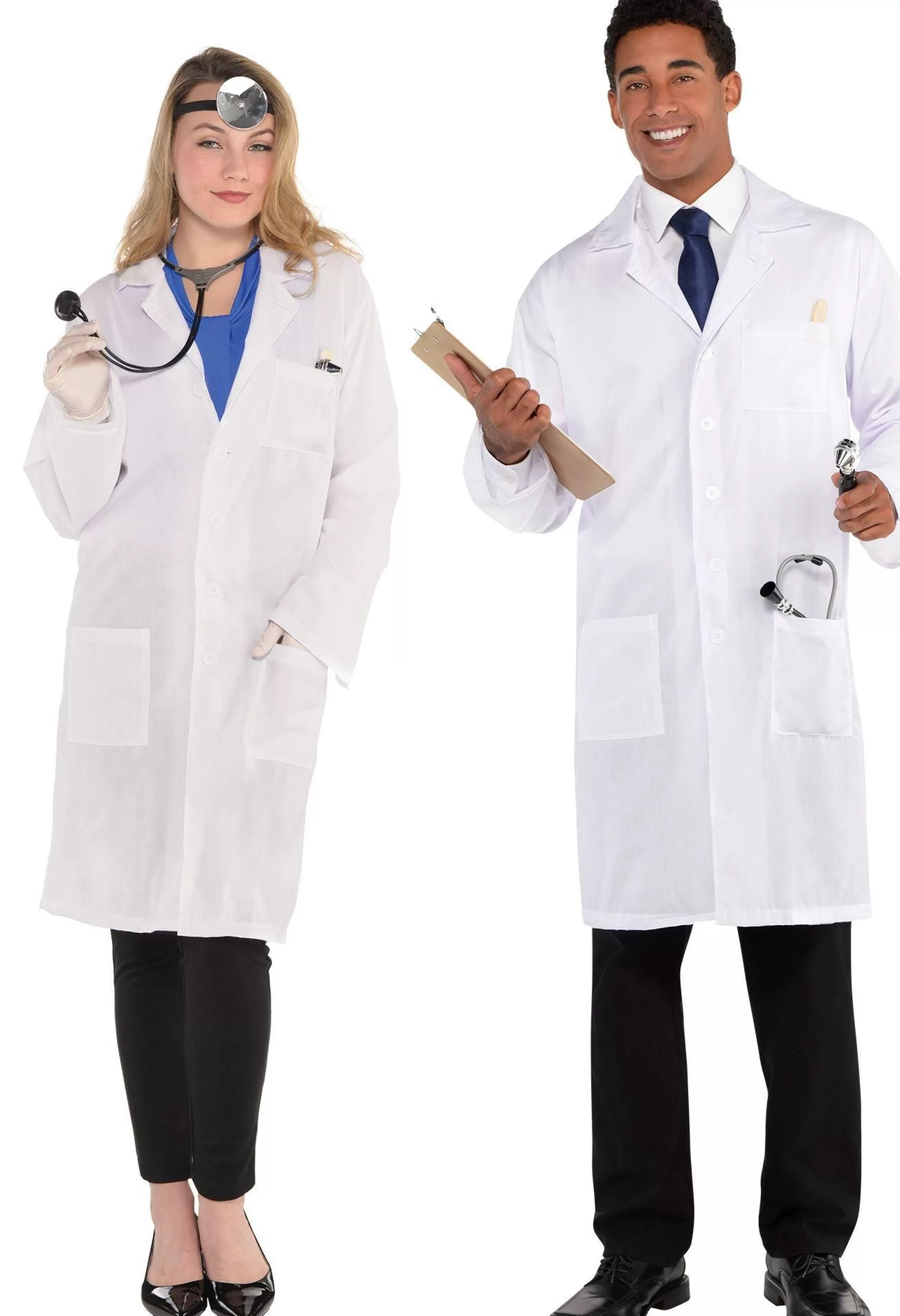 Party City Couples' Costumes-Doctor Lab Coat