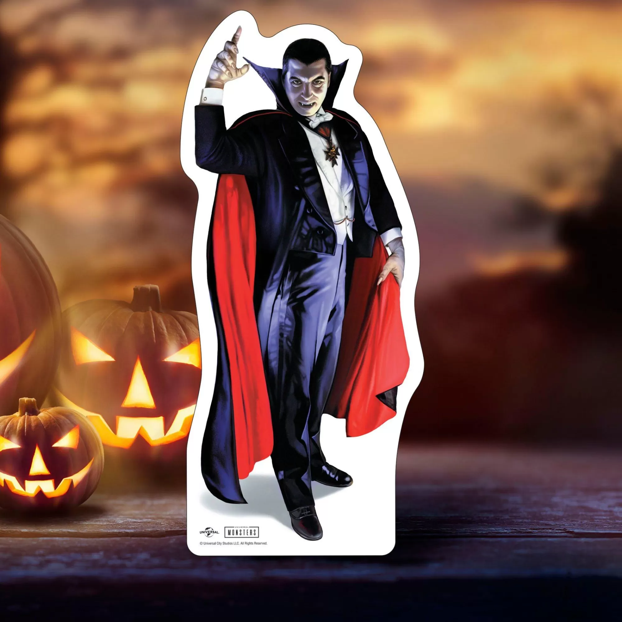 Party City Table Décor & Centerpieces | Dracula Centerpiece Cardboard Cutout, 18In - Universal Classic Monsters