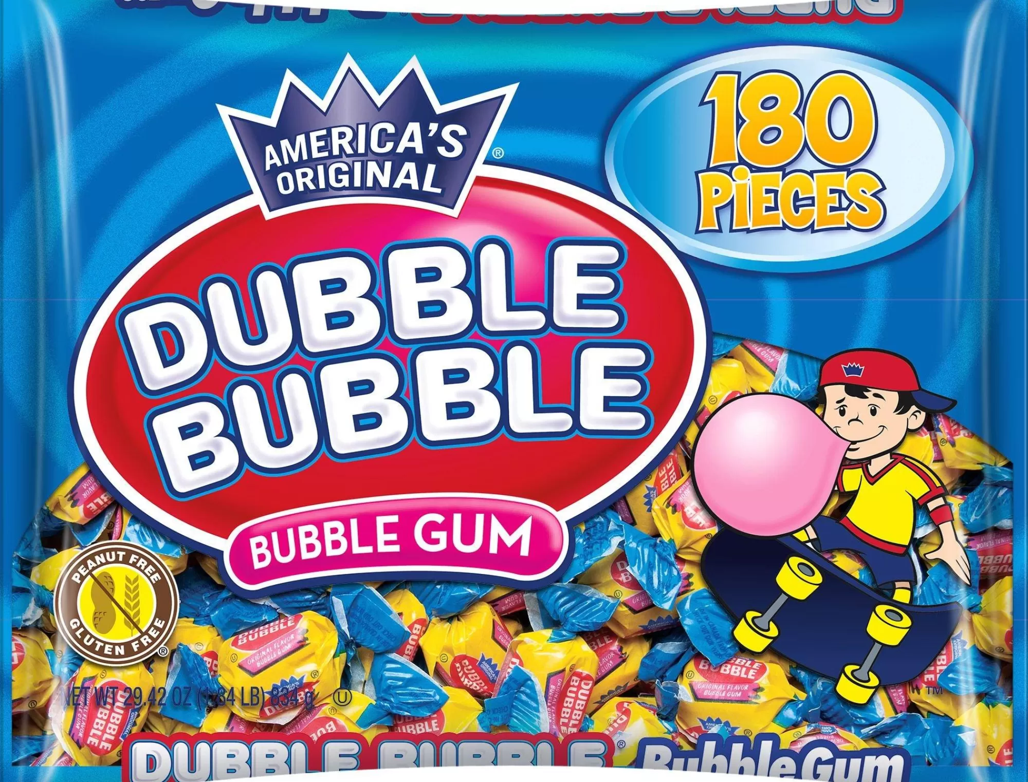 Dubble Bubble Bulk Candy- Gum 180Ct