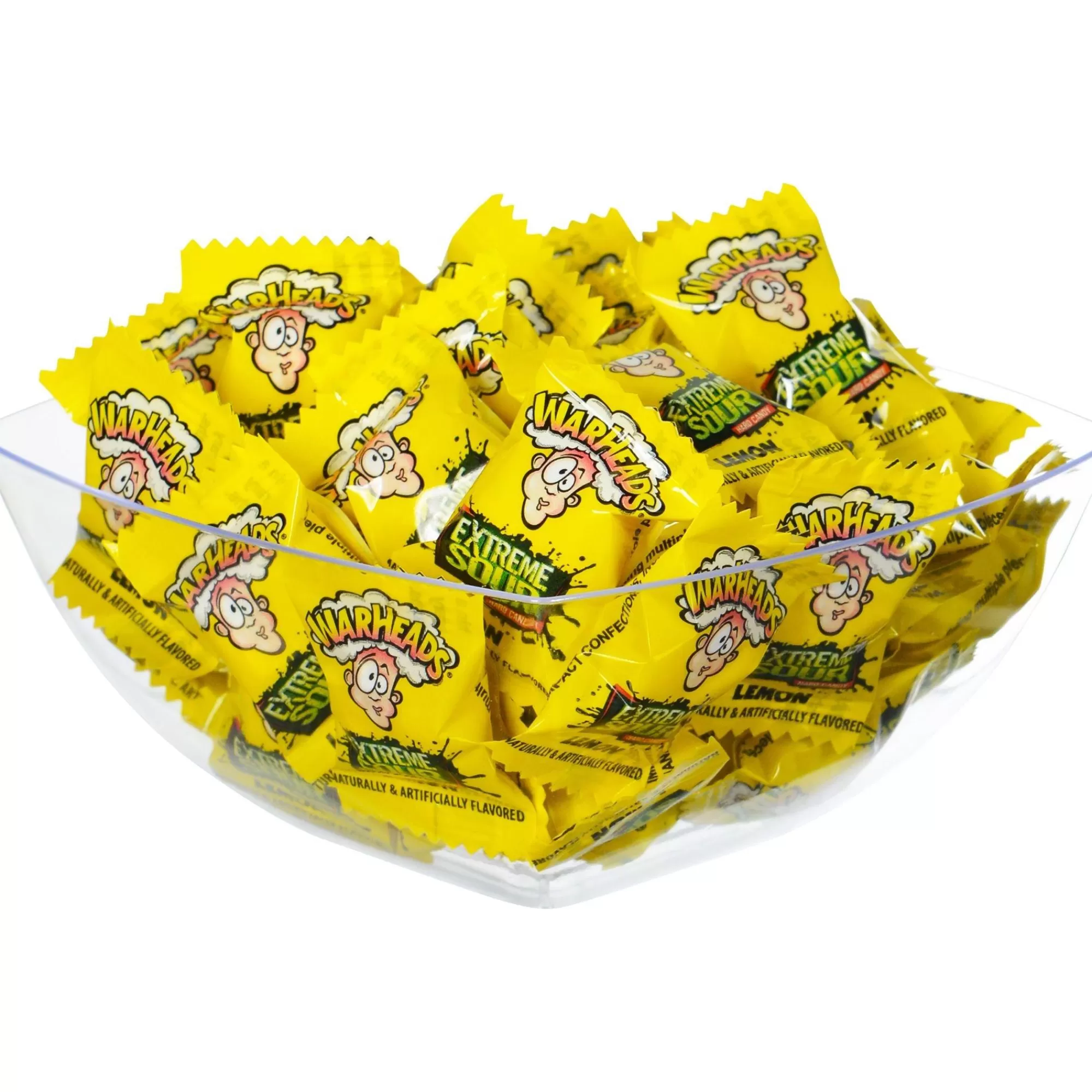 Warheads Candy Buffet By Color-Extreme Sour Candy, 16Oz - Lemon Yellow