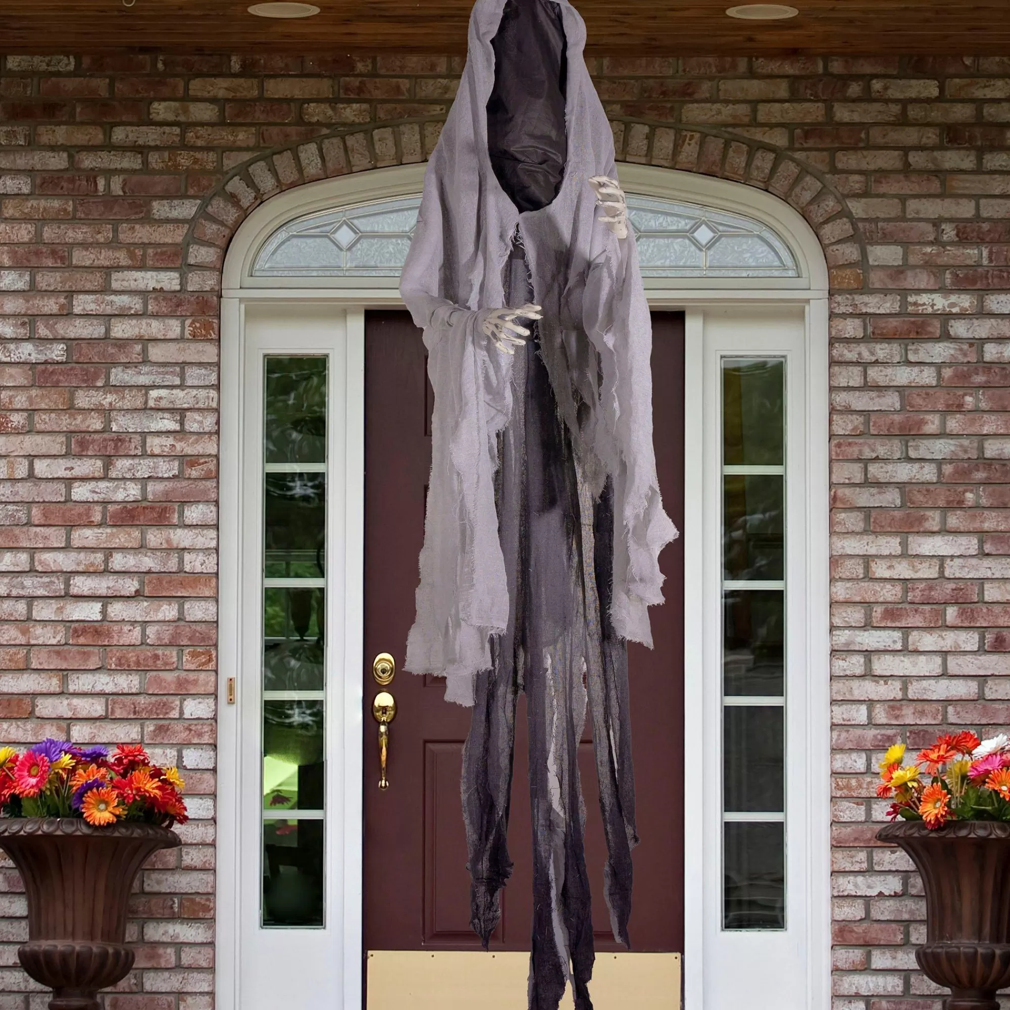 Party City Hanging Props | Faceless Ghost Hanging Halloween Decoration, 9Ft