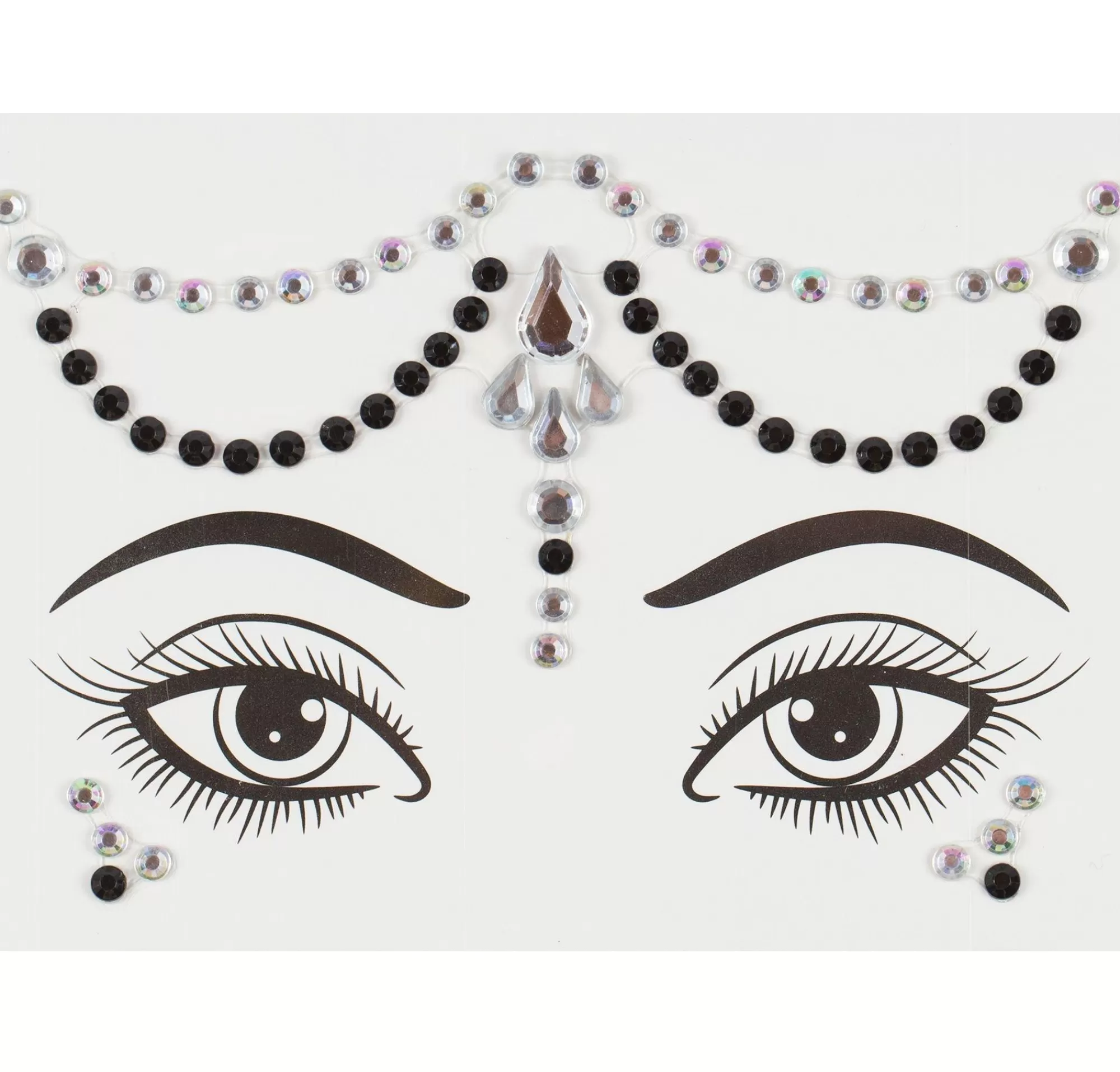 Party City Makeup-Flapper Body Jewelry 66Ct