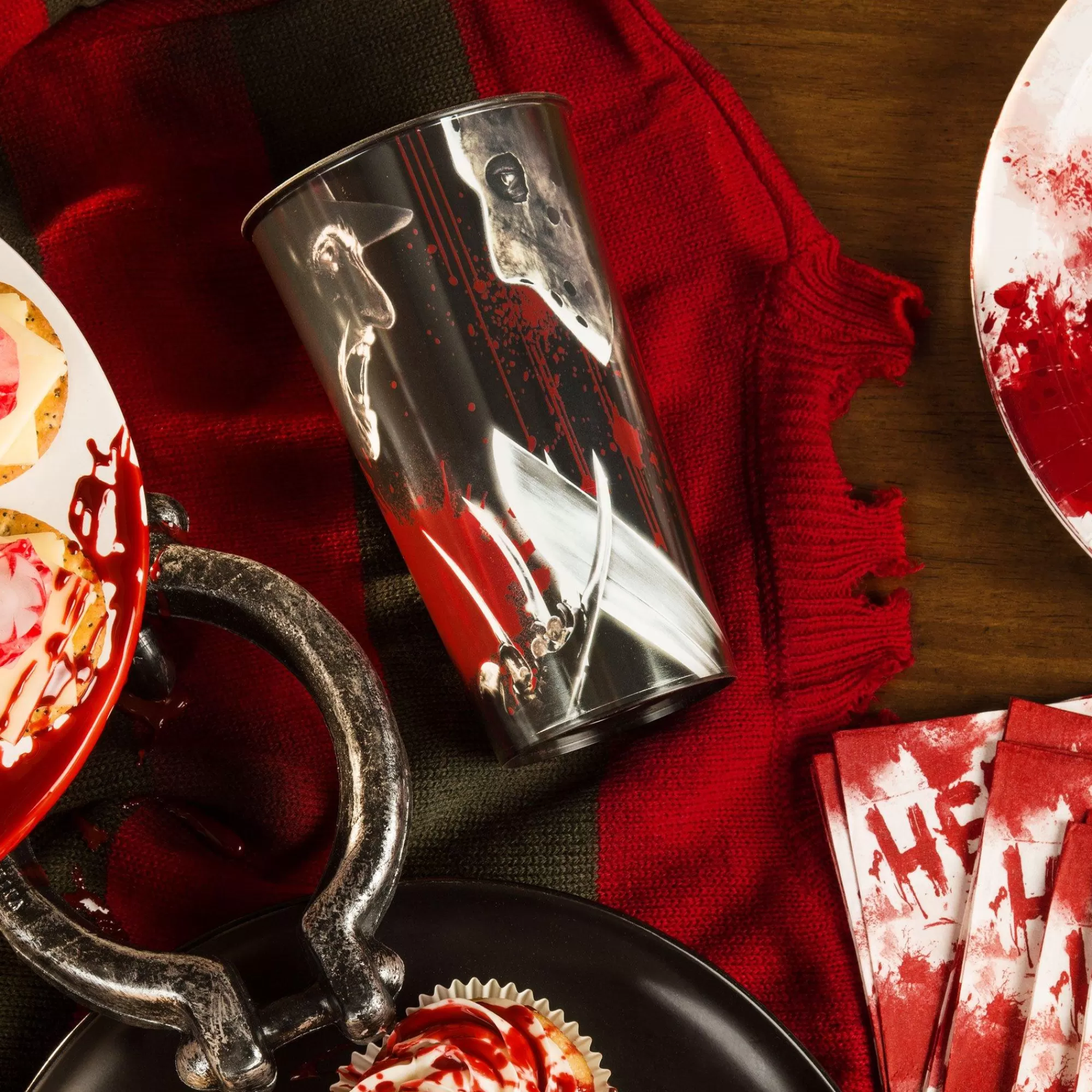 Party City Get Axed | Freddy Vs. Jason Plastic Cup, 32Oz